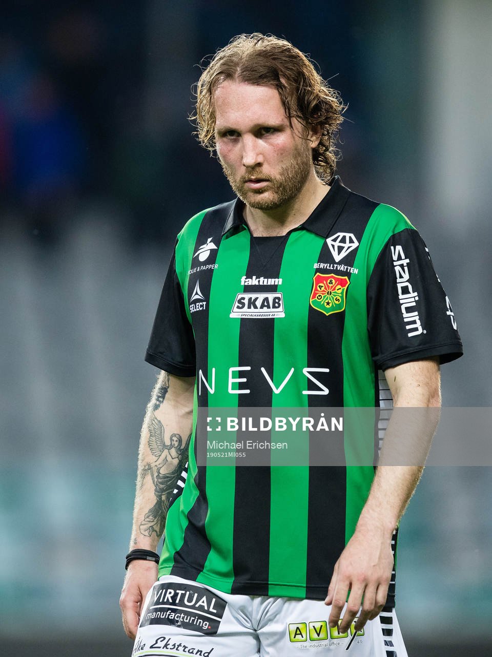 GAIS Emil Wahlström efter fotbollsmatchen i Superettan mellan GAIS och Västerås den 21 maj 2019 i Göteborg.