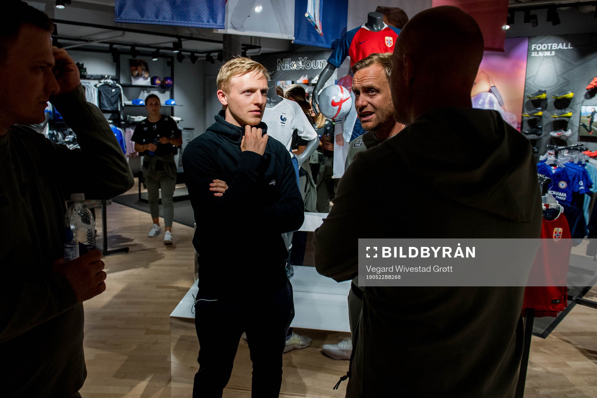 Mats Møller Dæhli and Martin Sjögren, head coach of