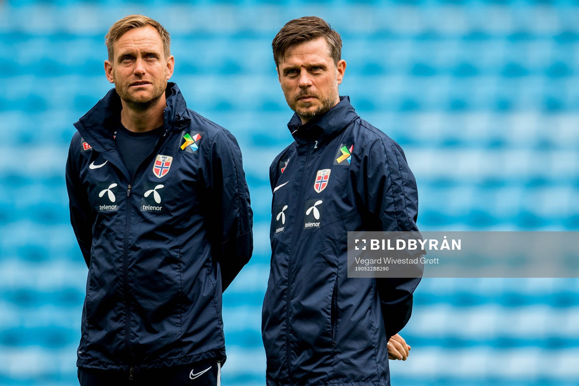 Martin Sjögren, head coach of Norway, and Alexander