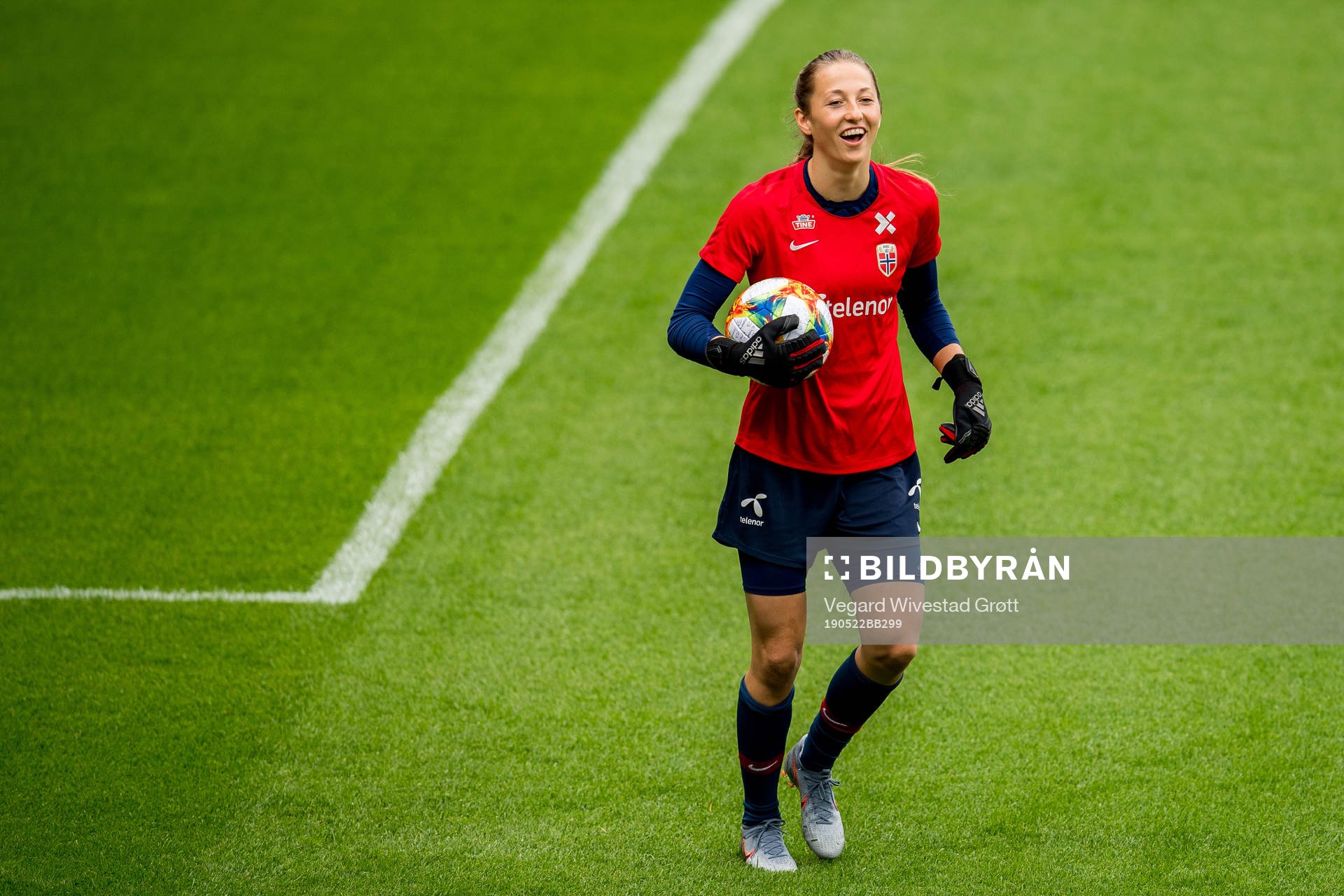 Goalkeeper Cecilie Fiskerstrand of Norway