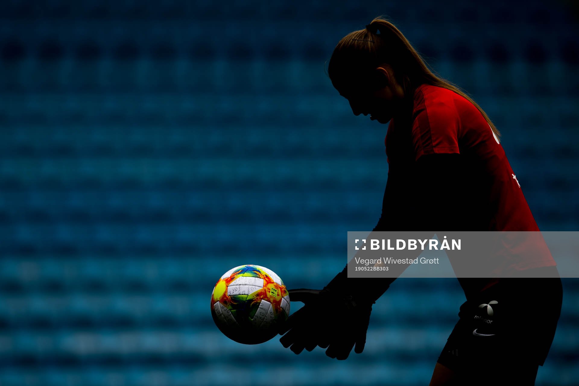 Goalkeeper Cecilie Fiskerstrand of Norway