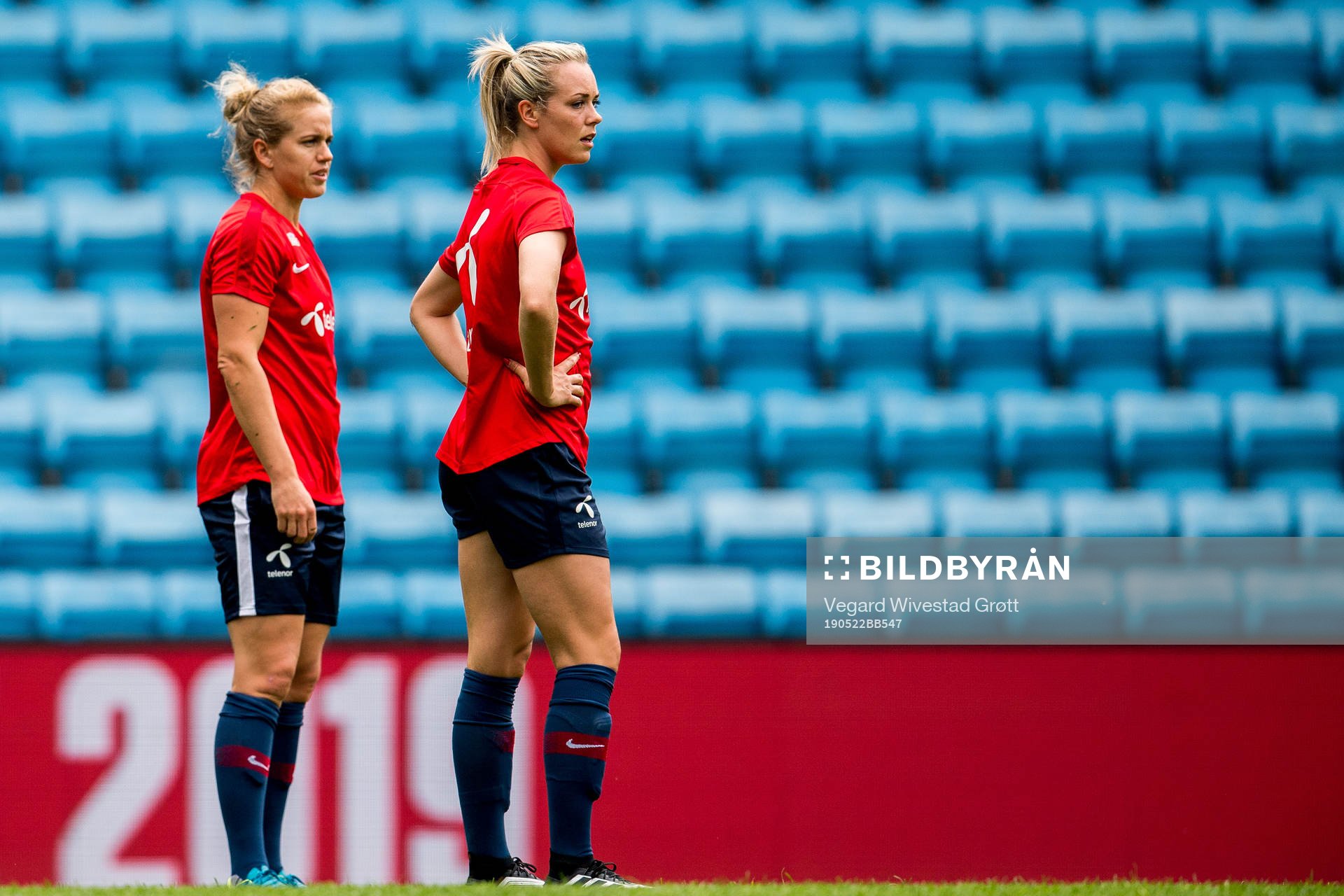 Elise Thorsnes and Stine Hovland of Norway
