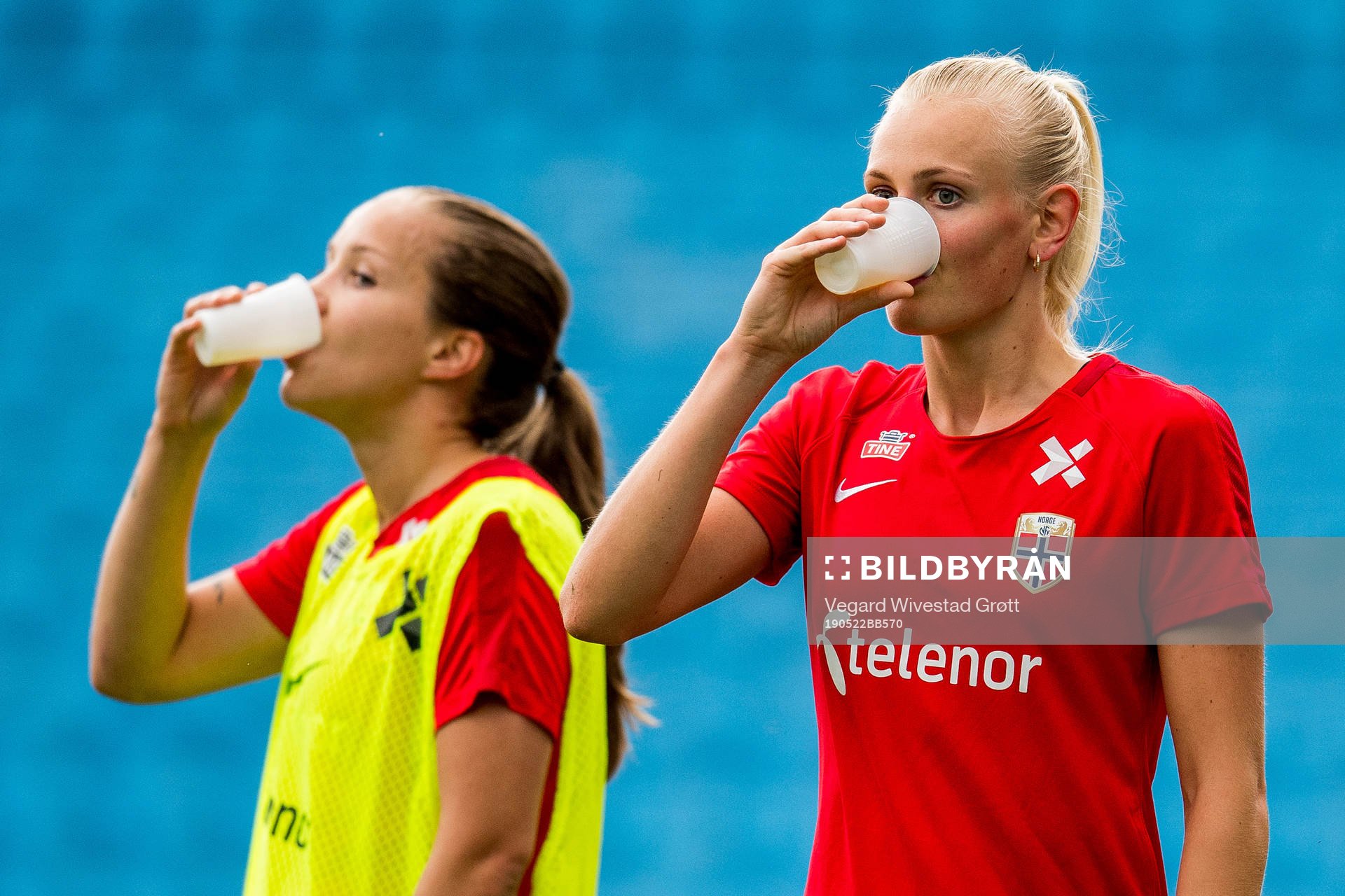 Guro Reiten and Karina Sævik of Norway