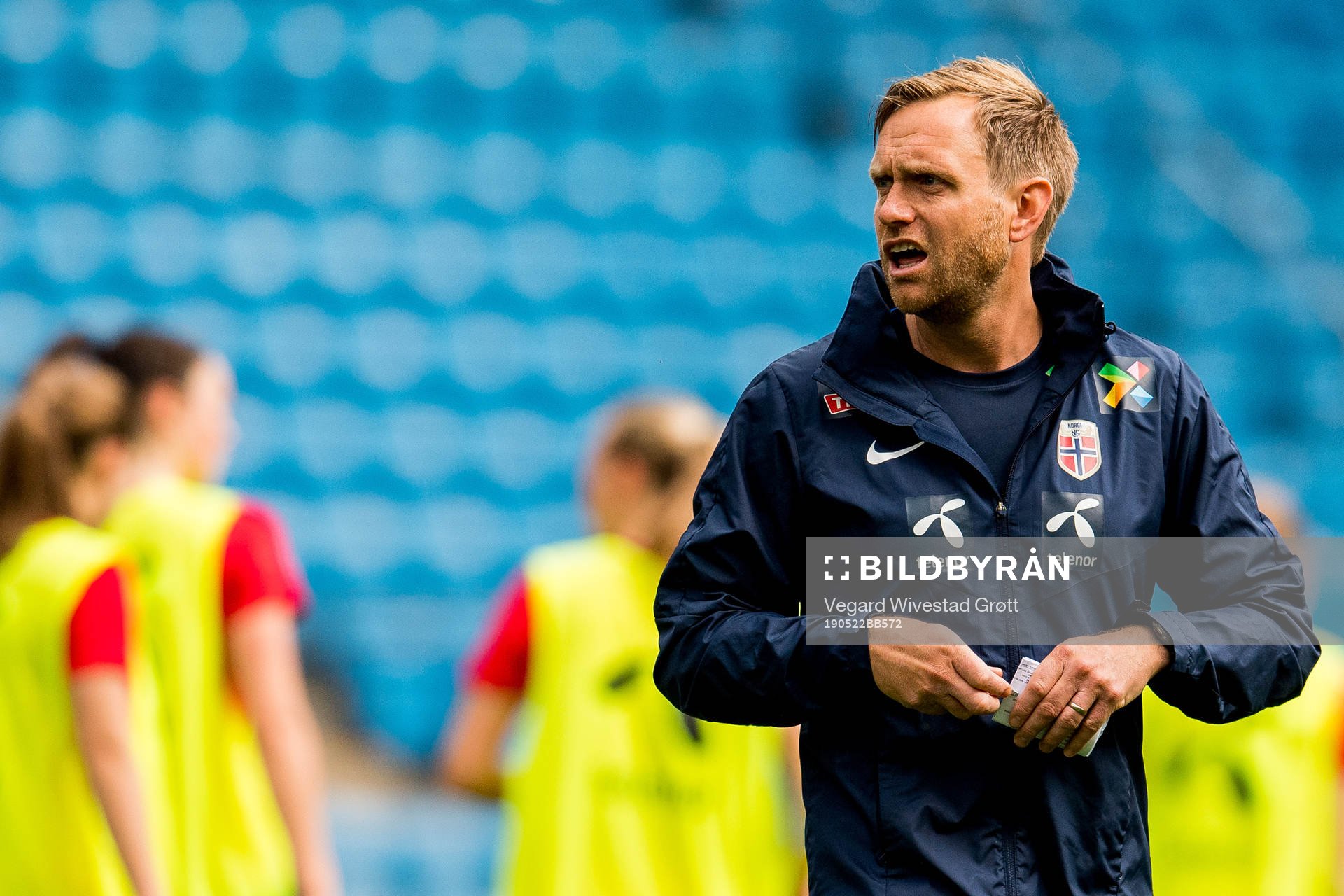 Martin Sjögren, head coach of Norway