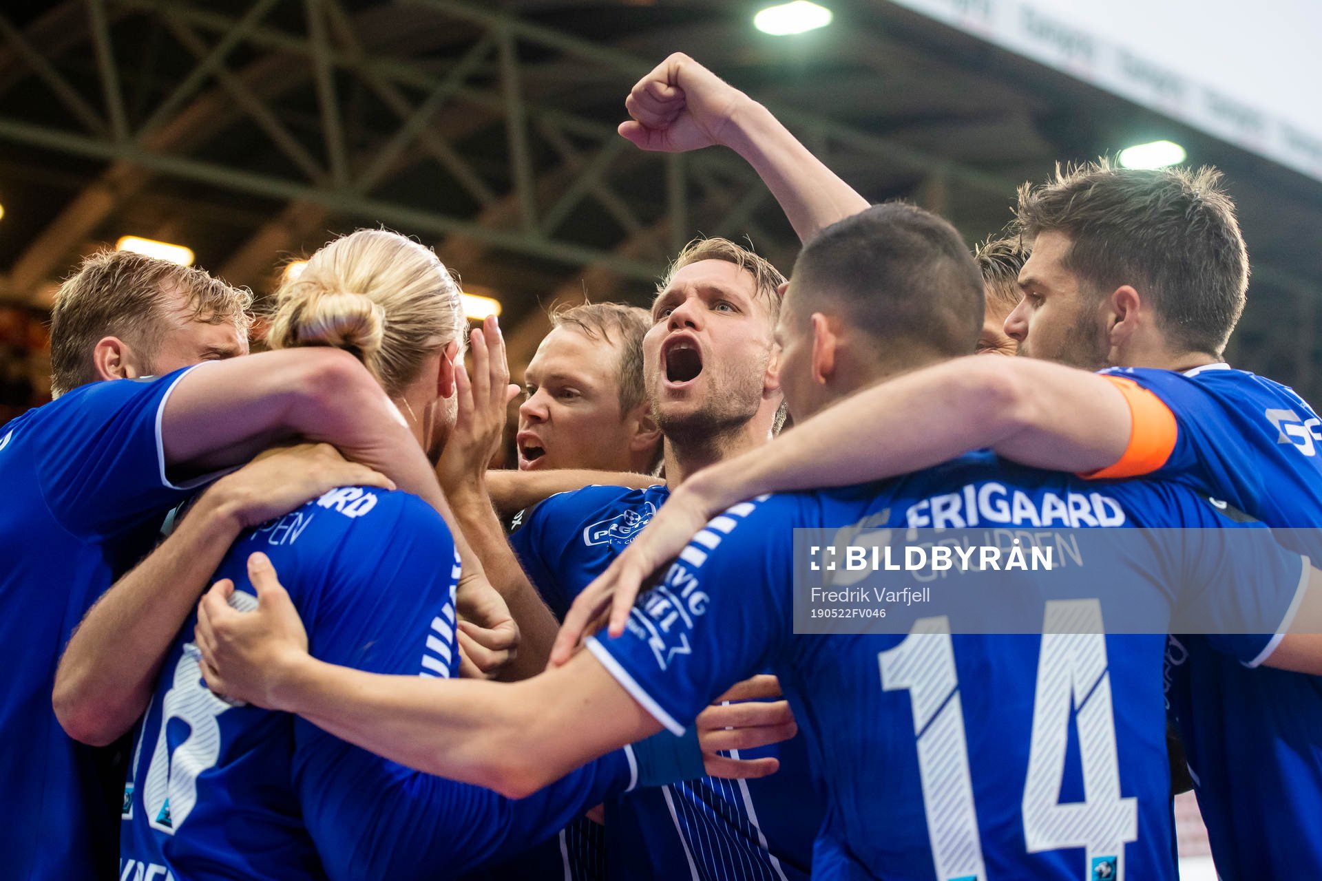 Ole Jørgen Halvorsen of Sarpsborg 08 celebrates the 0-1