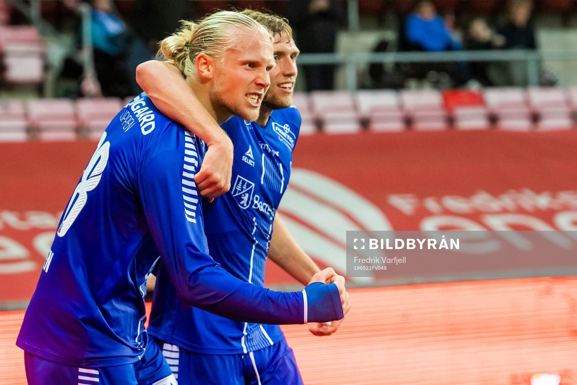 Lars-Jørgen Salvesen of Sarpsborg 08 celebrates