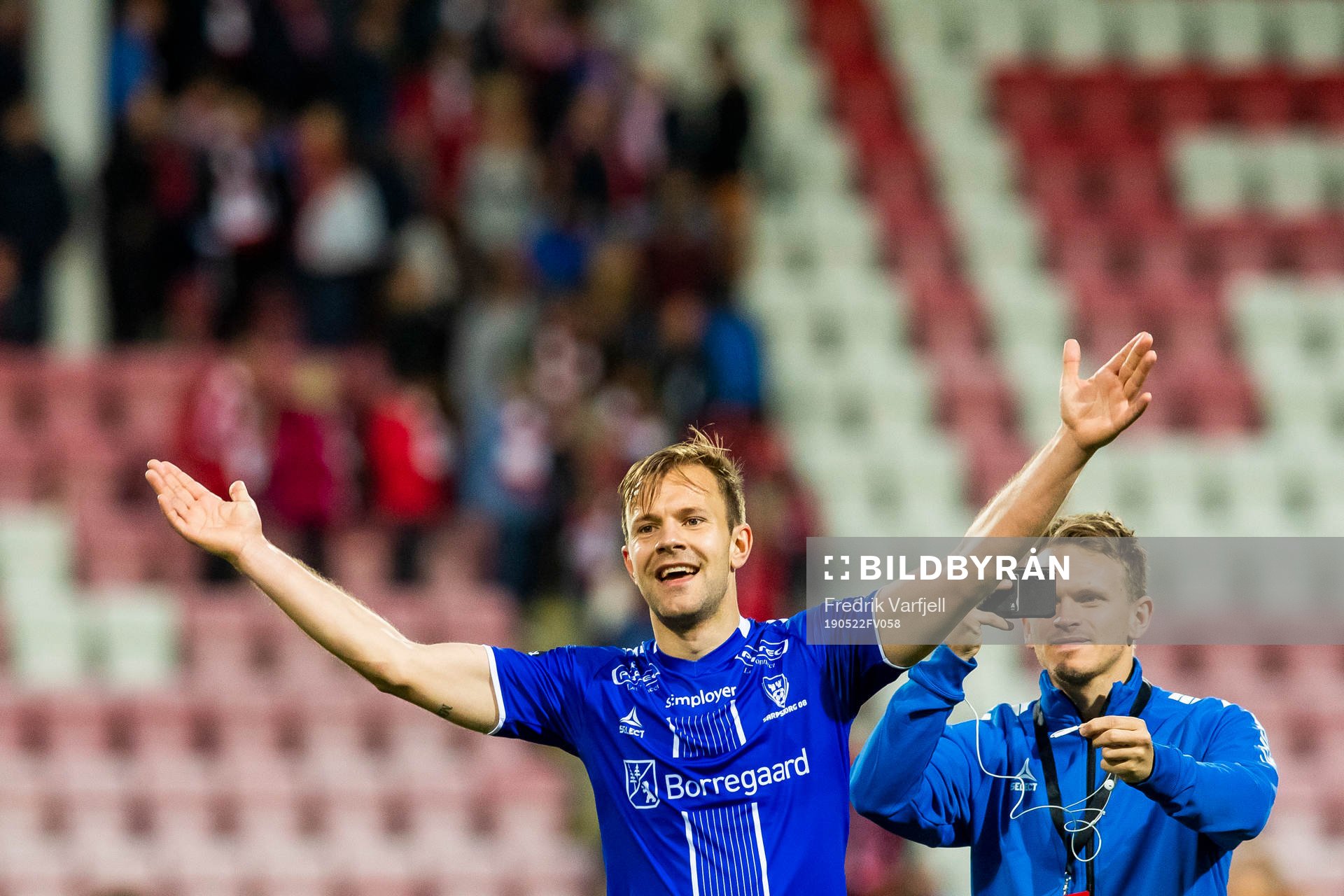Nicolai Næss celebrates