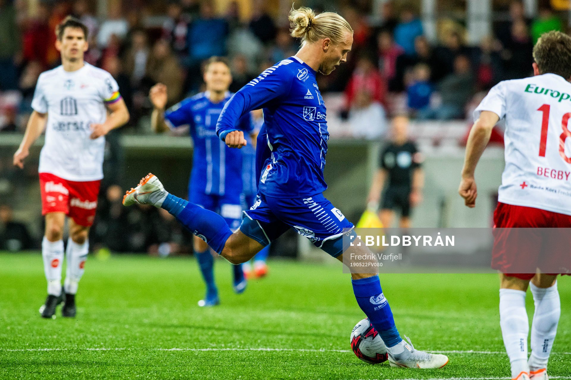 Lars-Jørgen Salvesen of Sarpsborg 08 scores 0-2