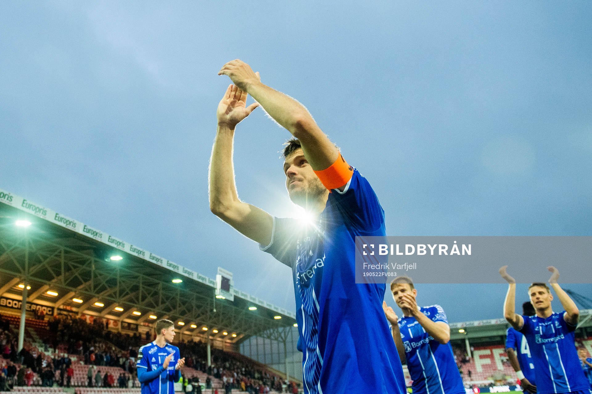 Joachim Thomassen of Sarpsborg 08 celebrates