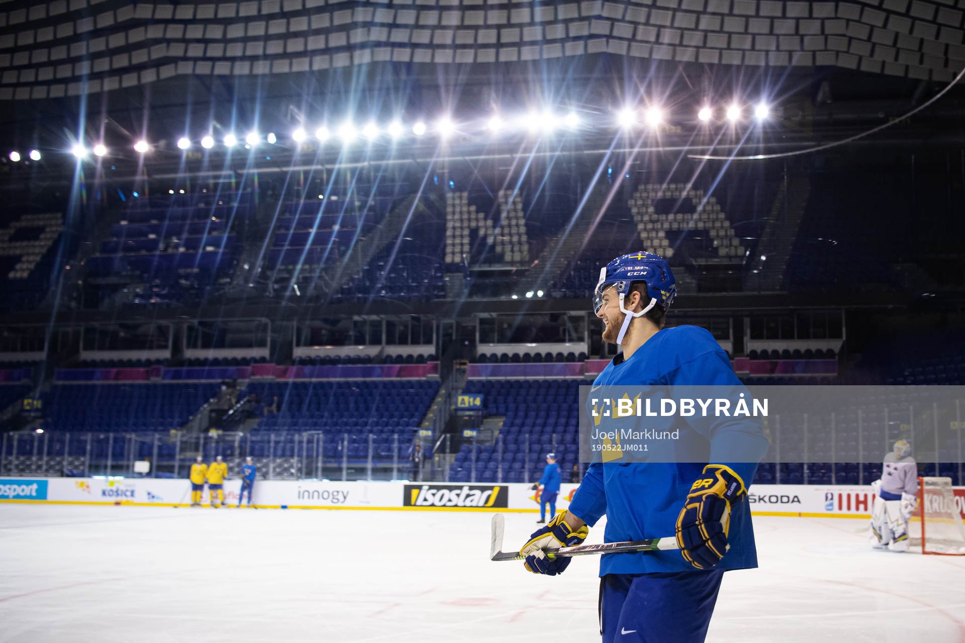 William Nylander of team Sweden at a practice session