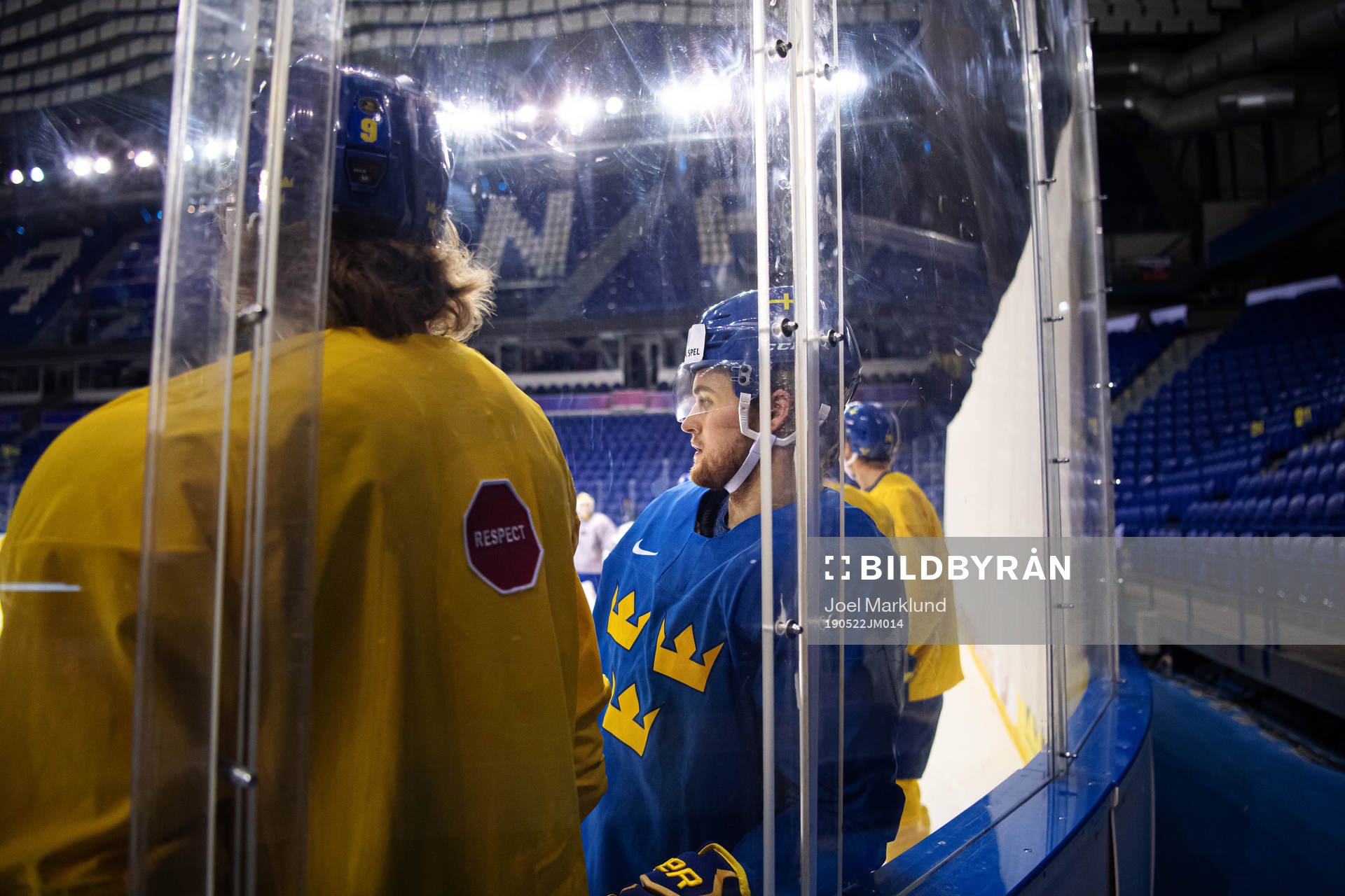 William Nylander of team Sweden at a practice session