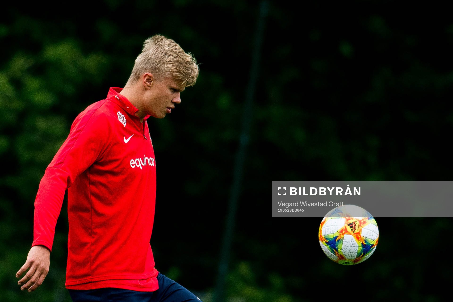 Erling Braut Haaland of Norway