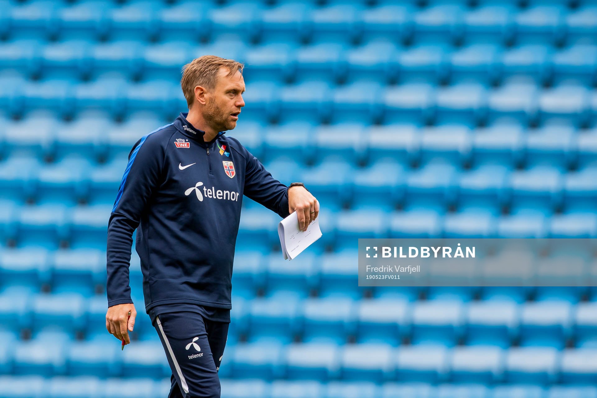 Martin Sjögren, head coach of Norway