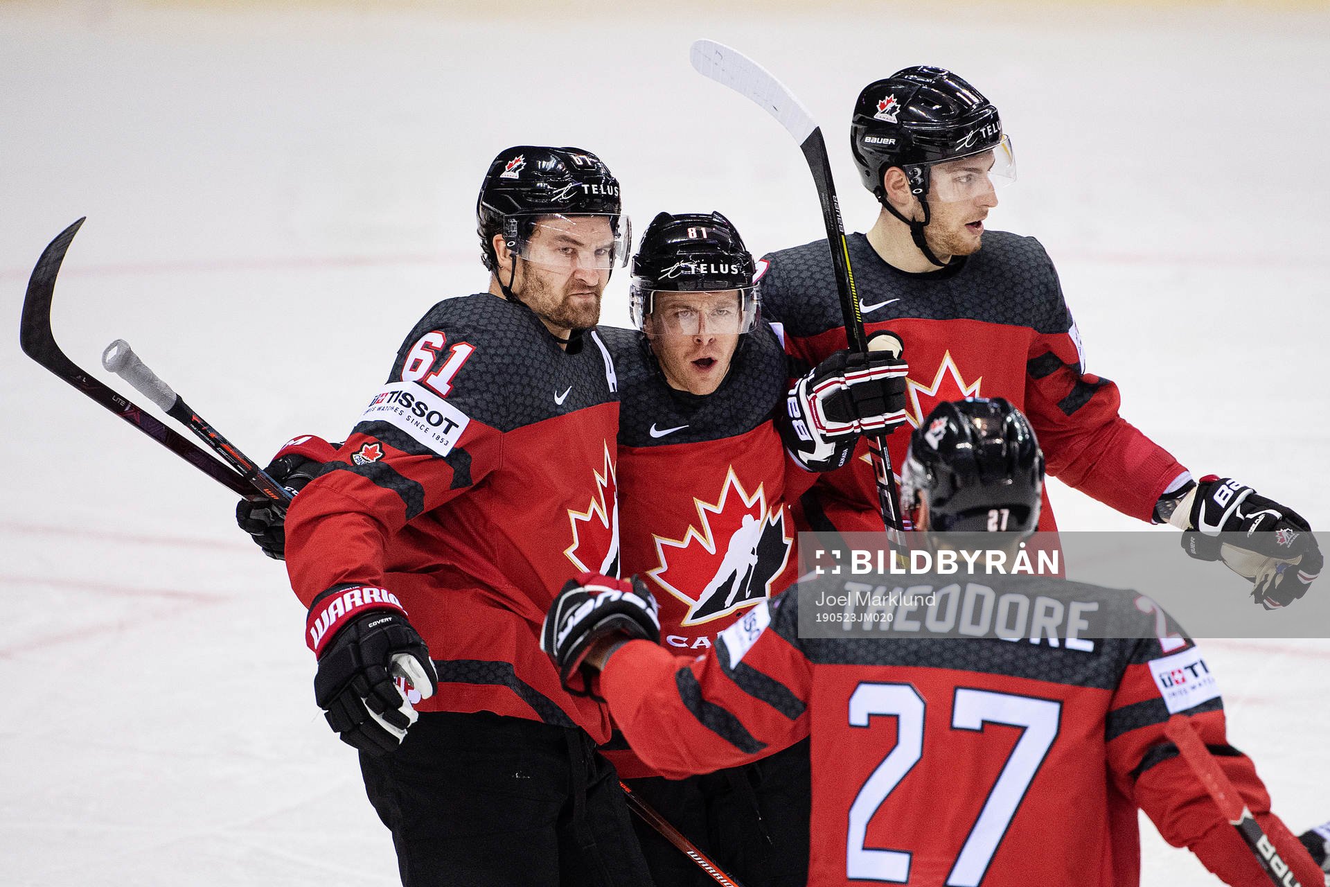 Mark Stone, Jonathan Marchessault, Pierre-Luc Dubois and