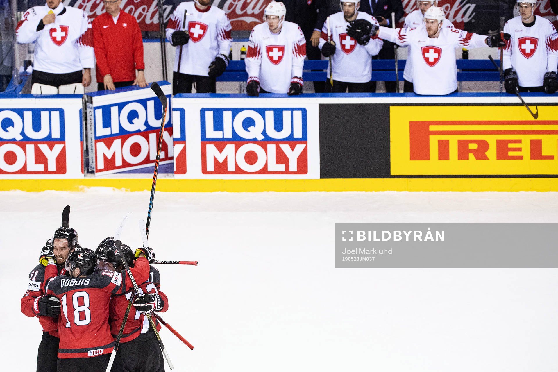 Jonathan Marchessault, Mark Stone, Thomas Chabot and Damon