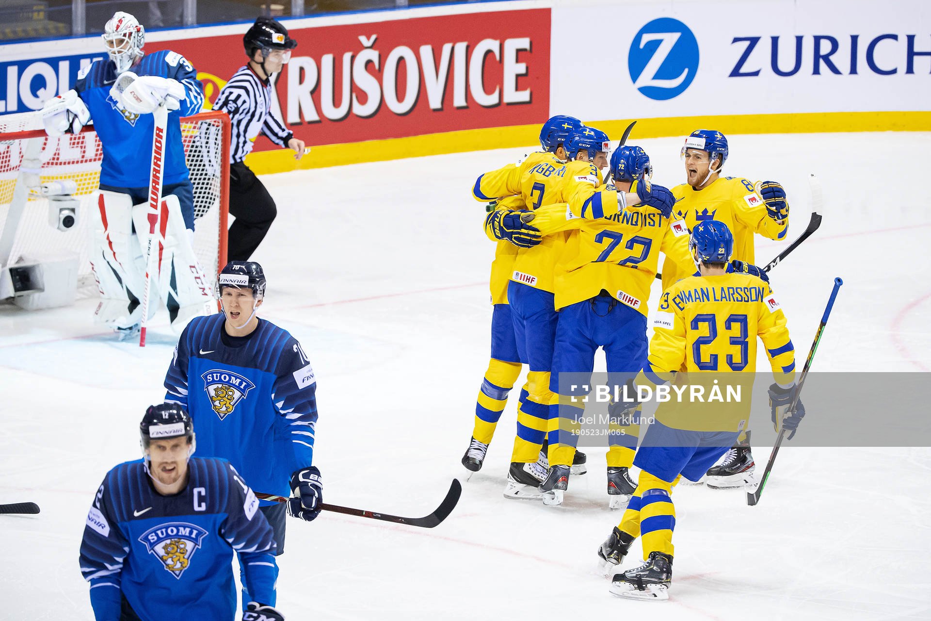 Alexander Wennberg, John Klingberg, Patric Hörnqvist and