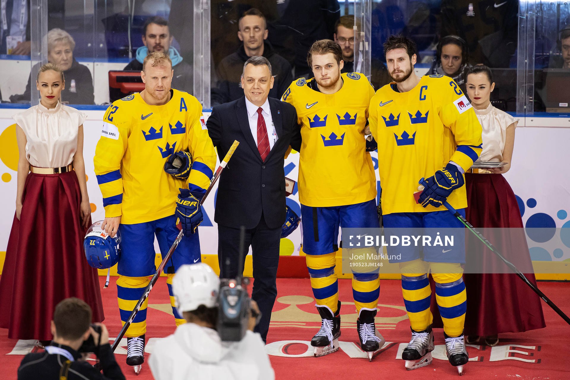 Patric Hörnqvist, William Nylander and Oliver Ekman
