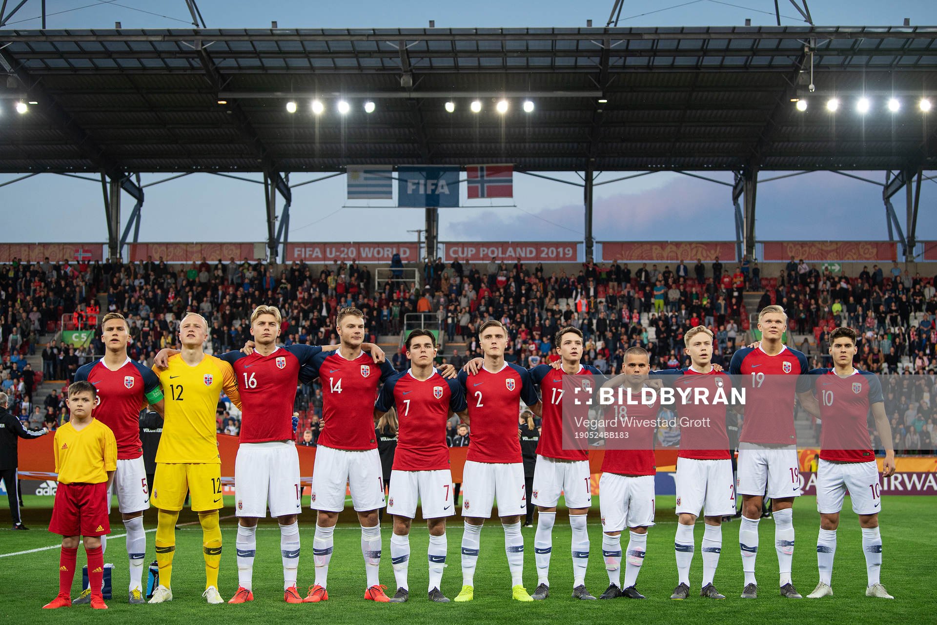 Leo Skiri Østigård, goalkeeper Julian Faye Lund, Tobias