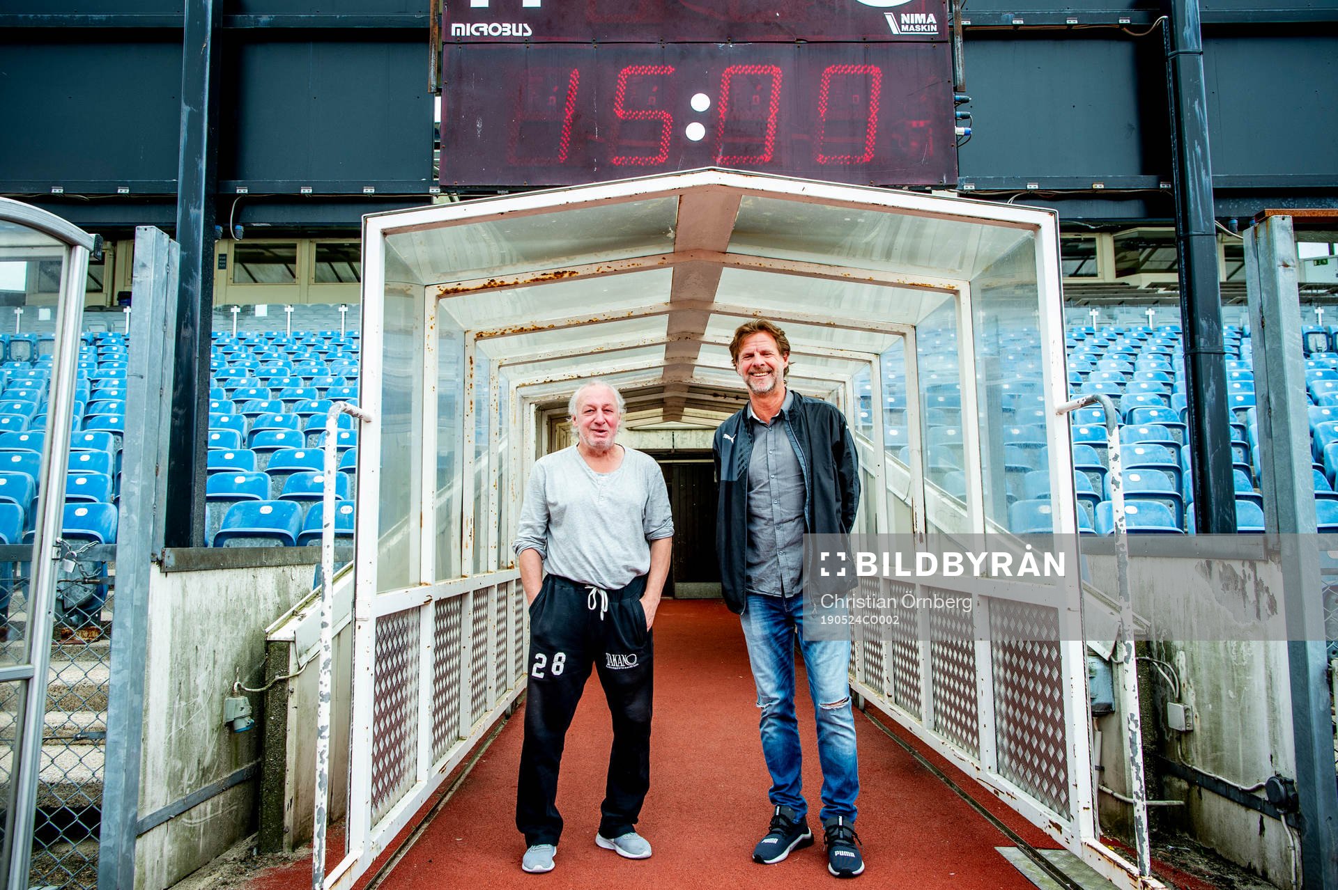 De tidigare fotbollsspelarna Jan-Olov Kindvall och Robert