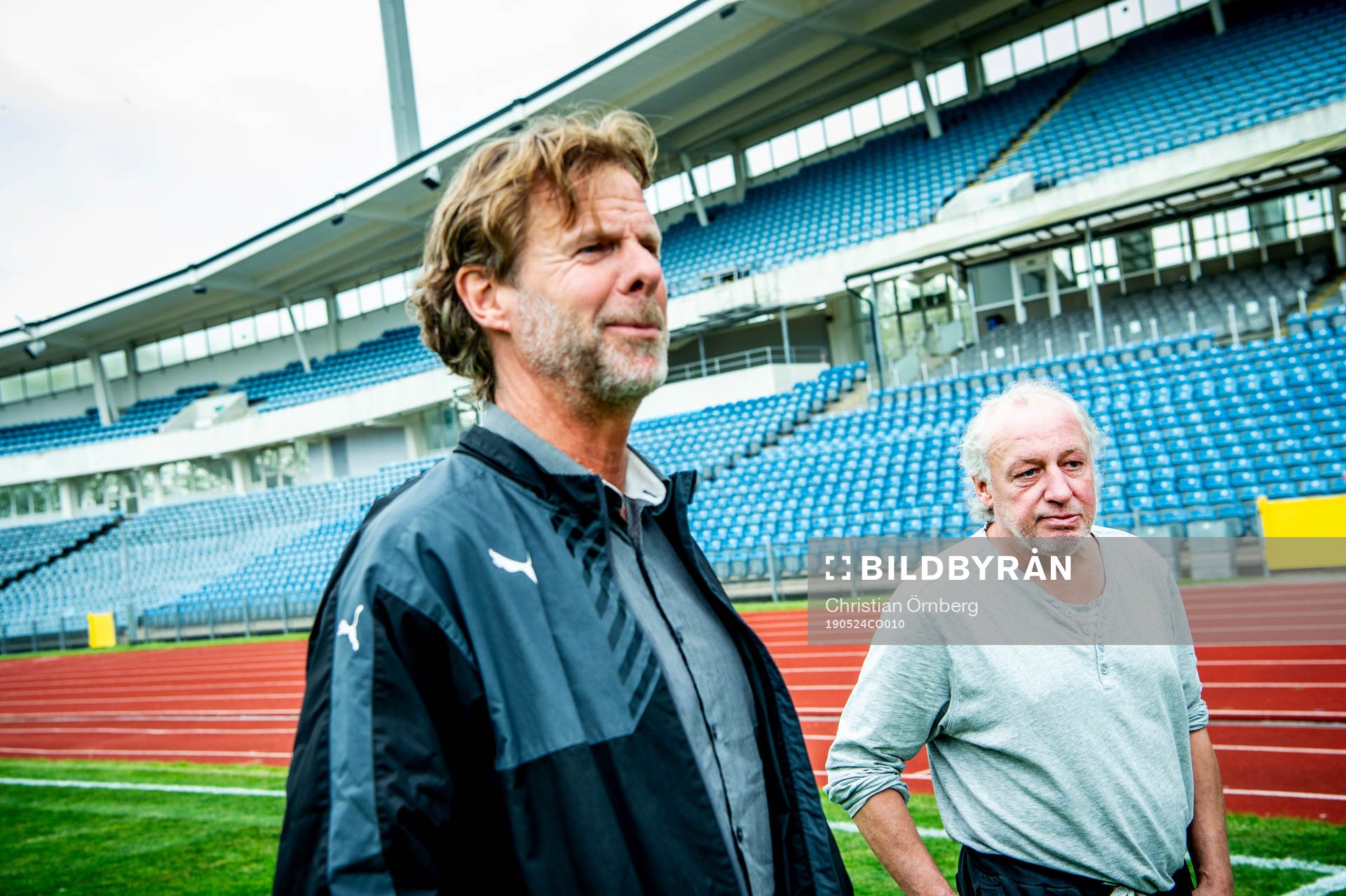 De tidigare fotbollsspelarna Jan-Olov Kindvall och Robert