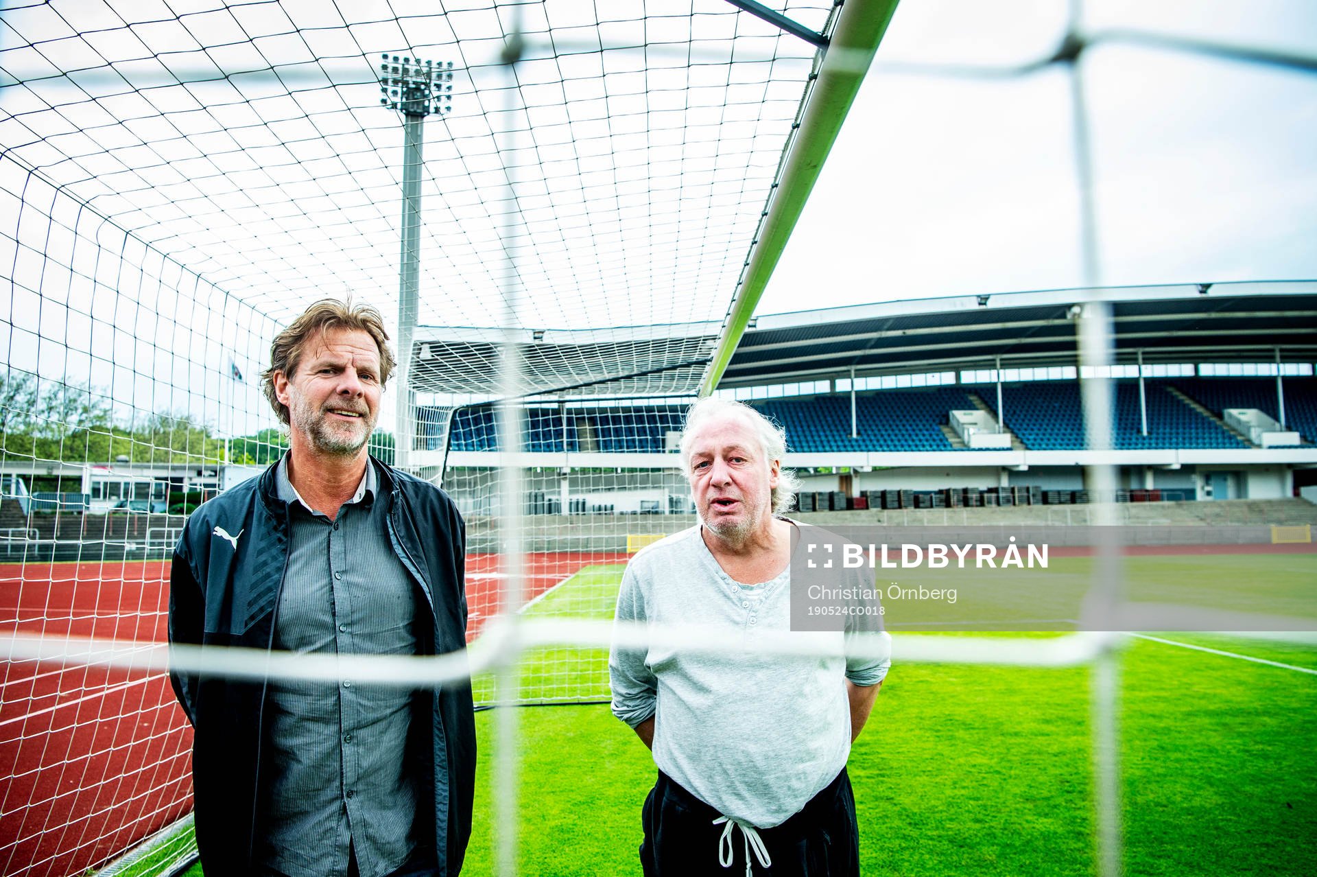 De tidigare fotbollsspelarna Jan-Olov Kindvall och Robert