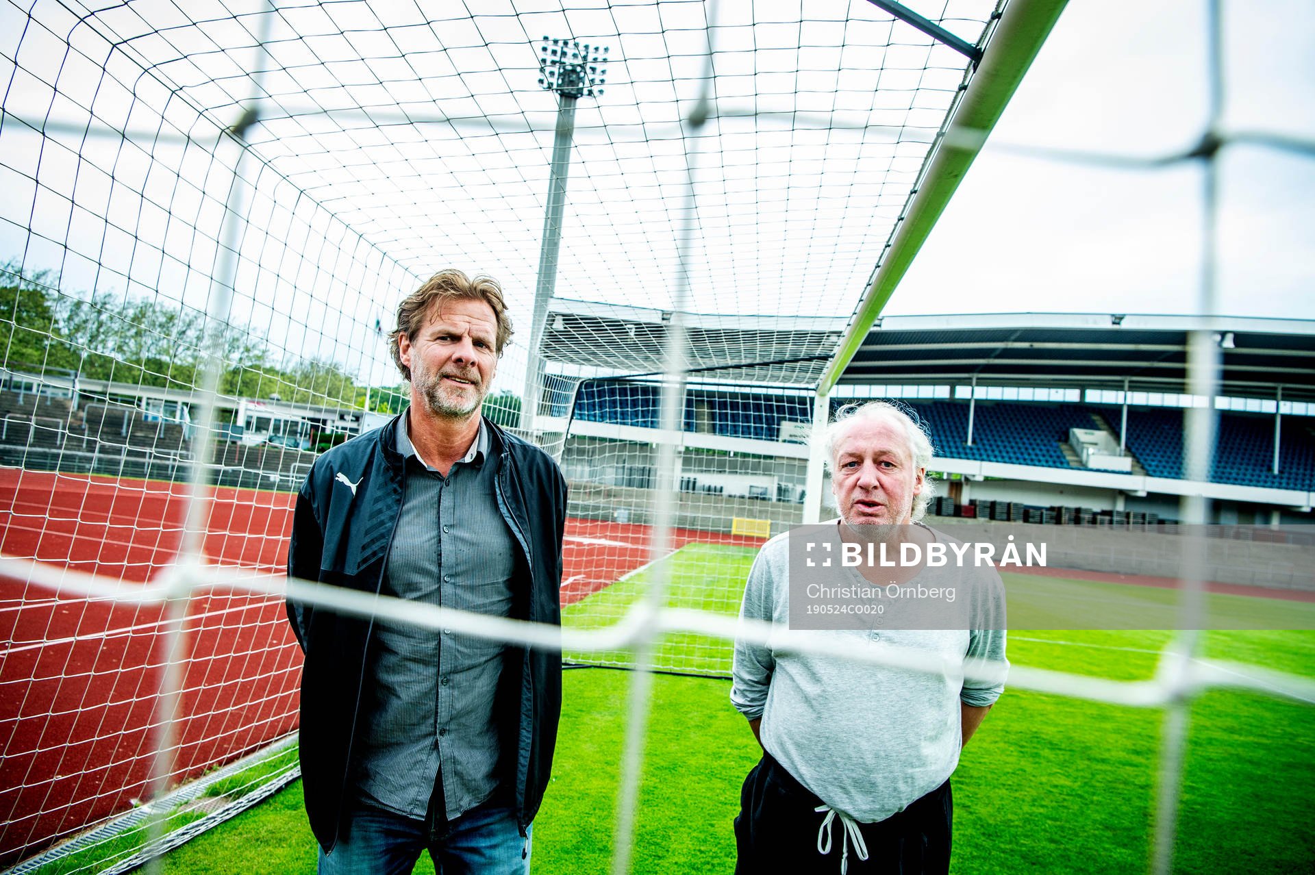 De tidigare fotbollsspelarna Jan-Olov Kindvall och Robert