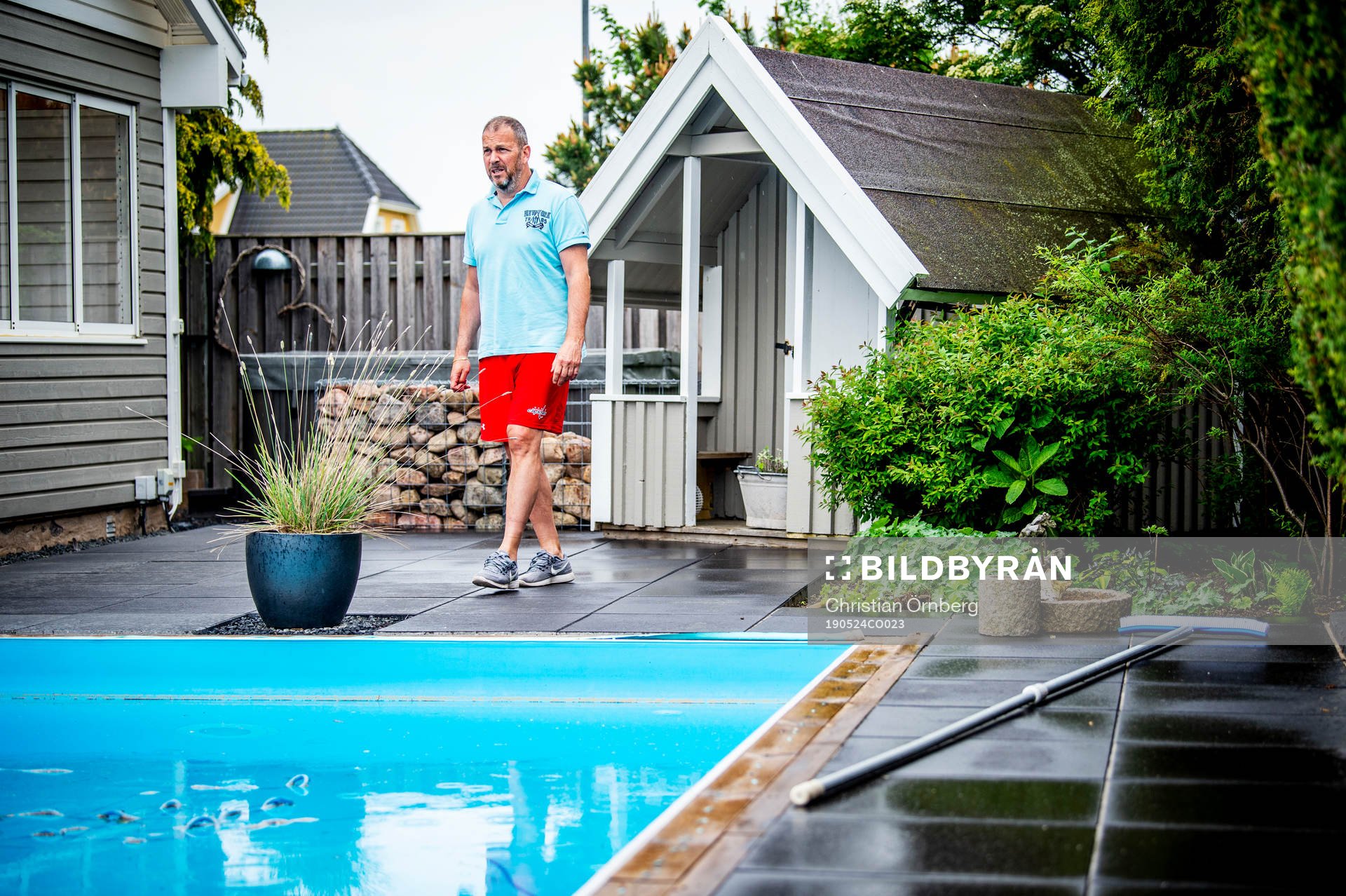 Robert Burakovsky hemma i villan i Bunkeflostrand
