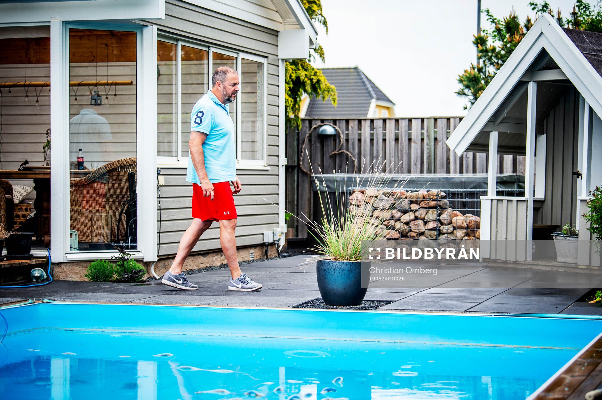 Robert Burakovsky hemma i villan i Bunkeflostrand