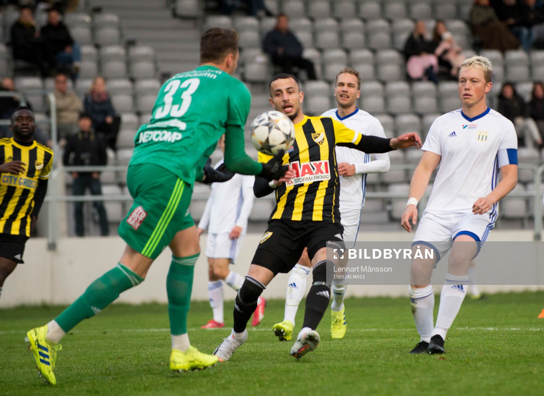 IFK Hässleholms Mohammed Hamdan  i matchen i division 2