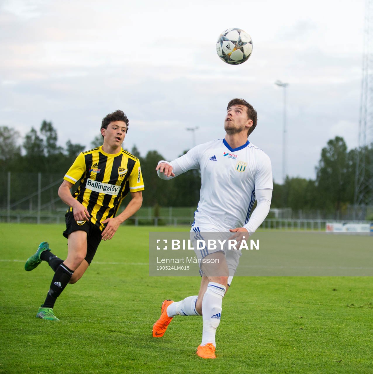 IFK Hässleholms Isak Orajärvi i matchen i division 2