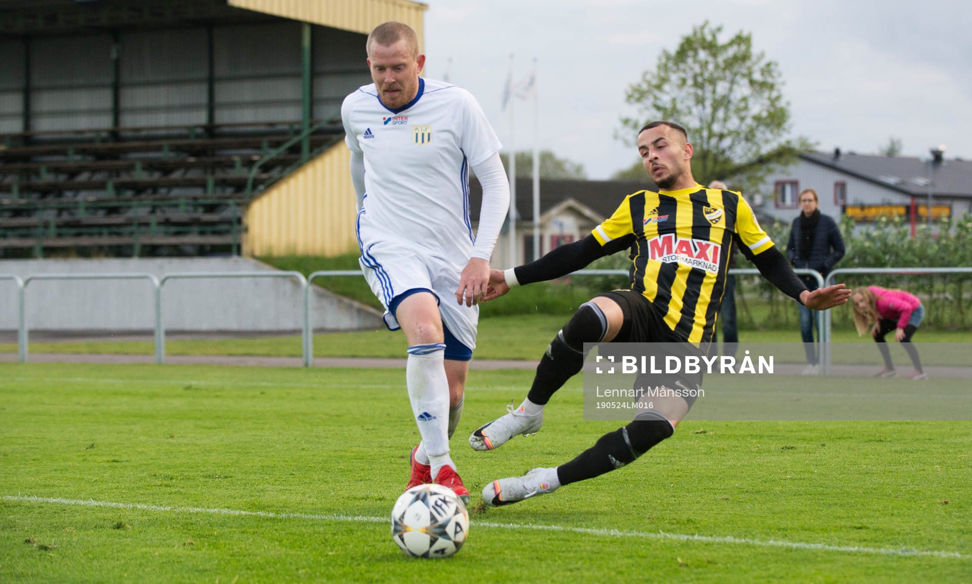 IFK Hässleholms Mohammed Hamdan i matchen i division 2