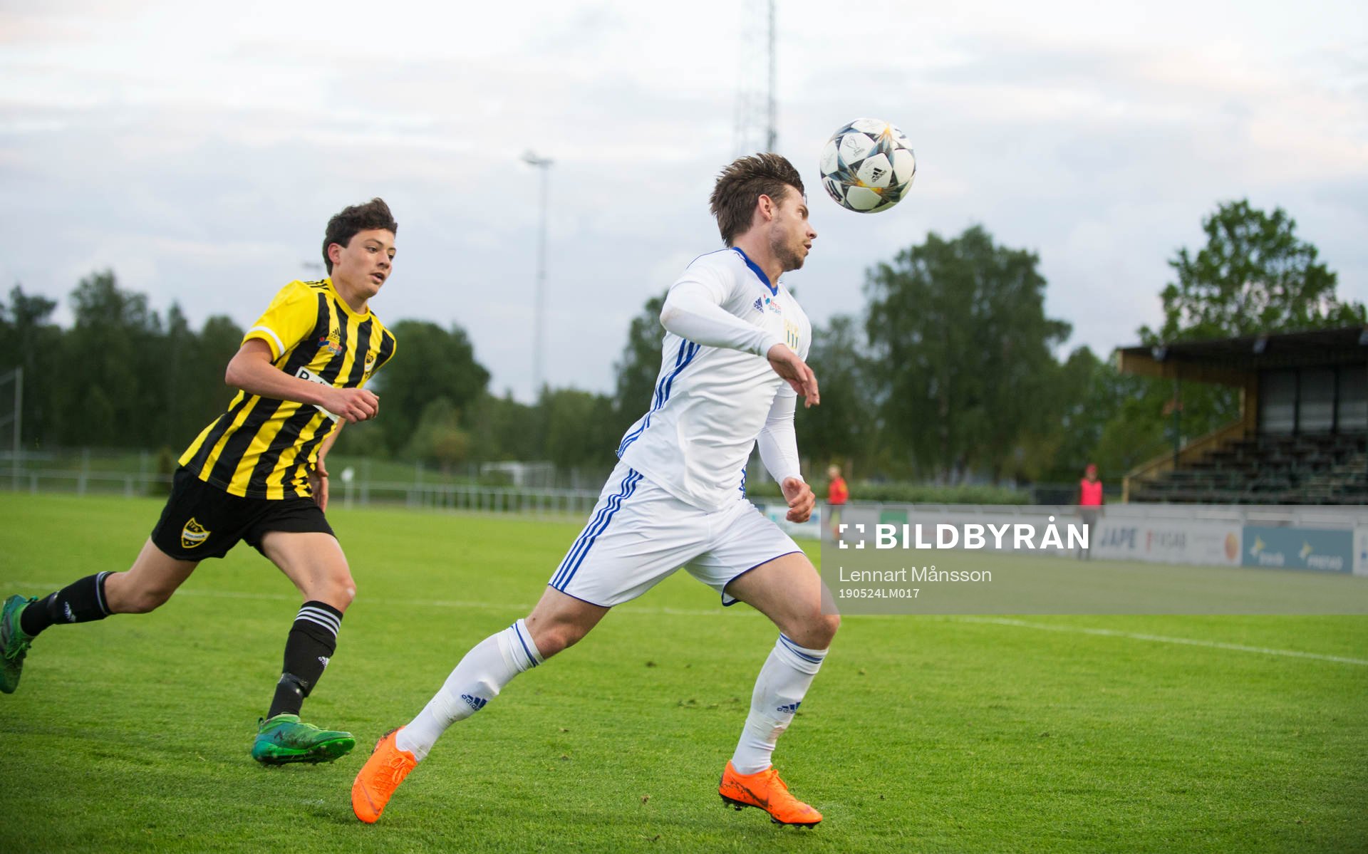 IFK Hässleholms Isak Orajärvi i matchen i division 2