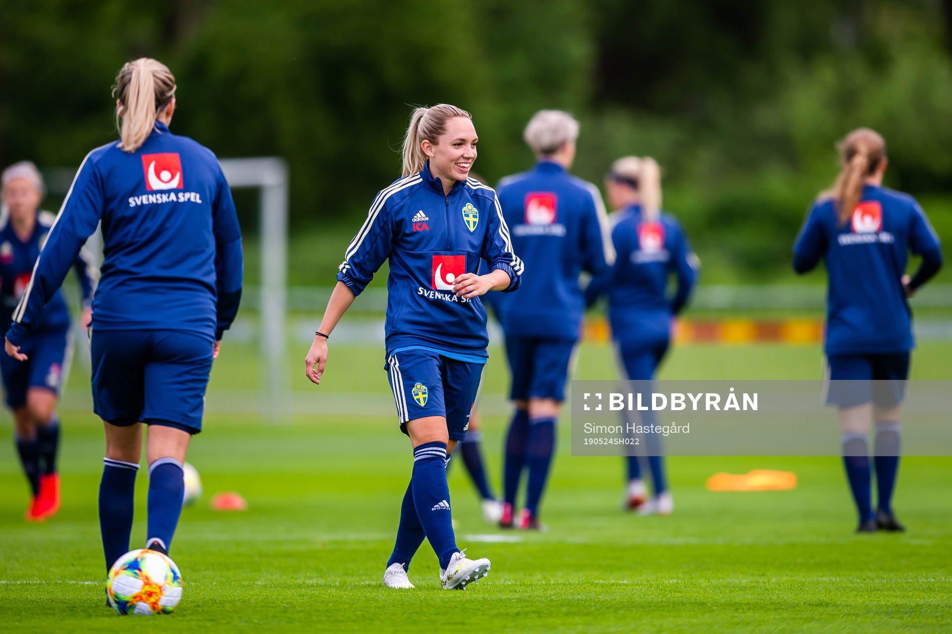 Elin Rubensson of the Swedish women national football team