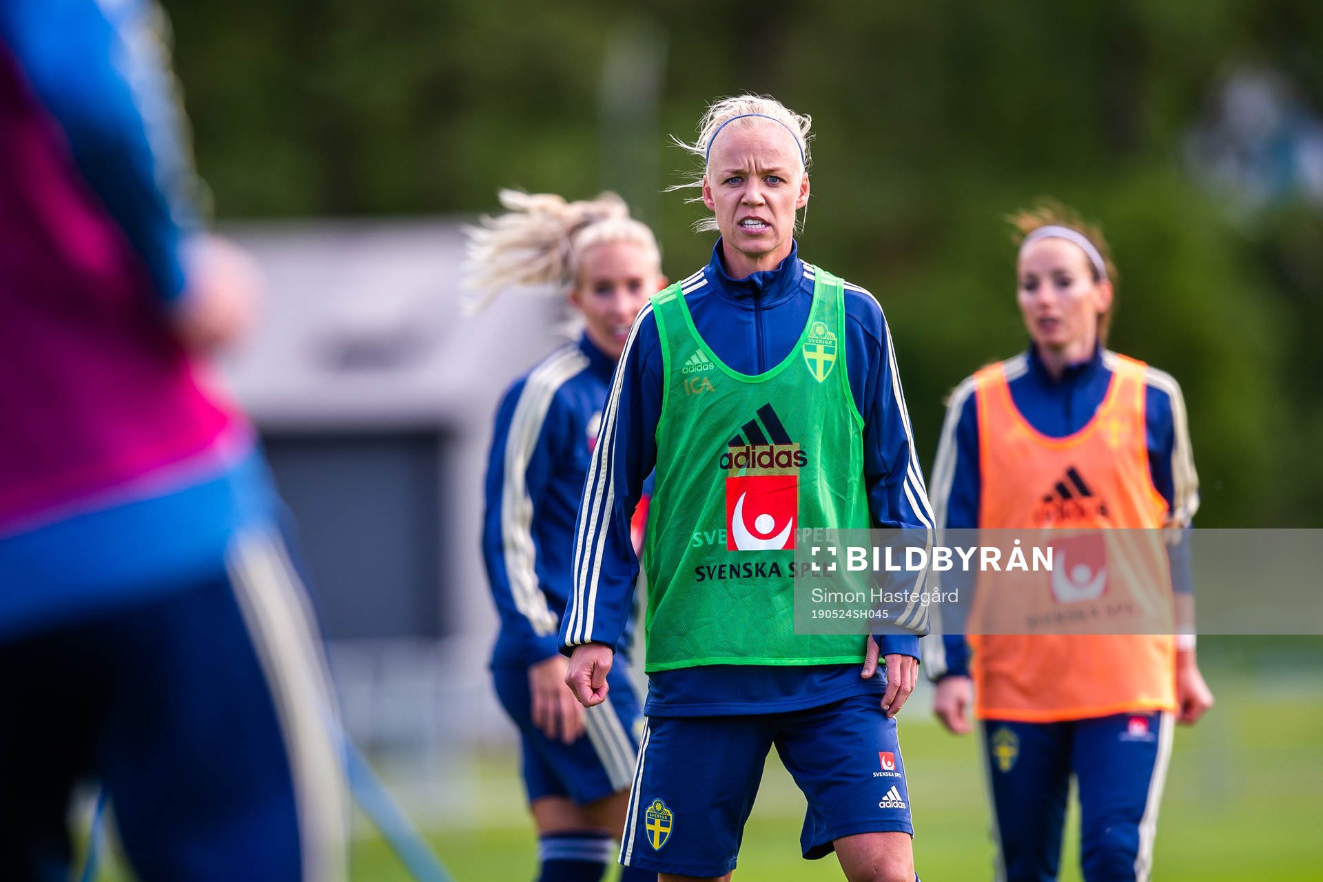 Caroline Seger of the Swedish women national football team