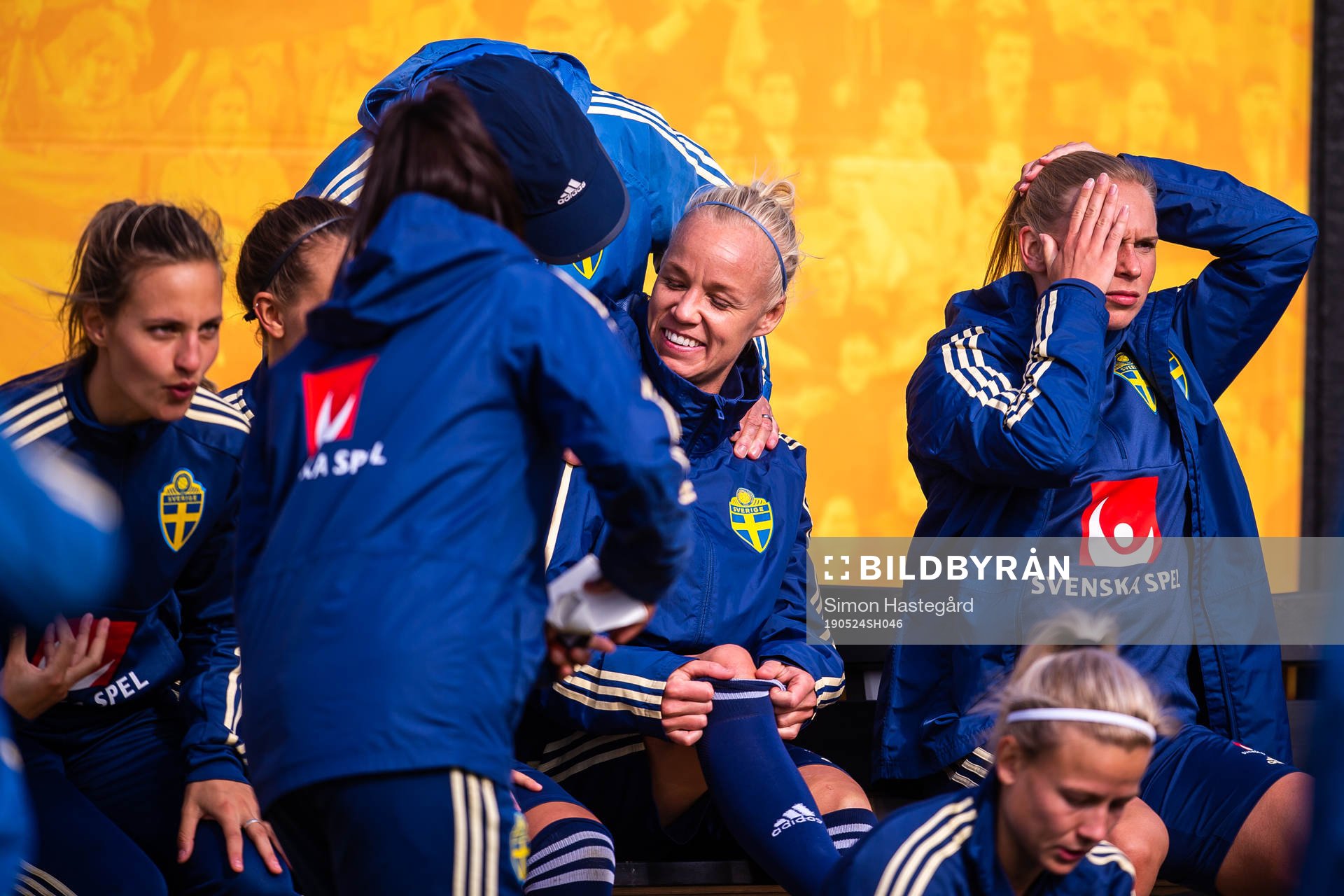 Caroline Seger of the Swedish women national football team