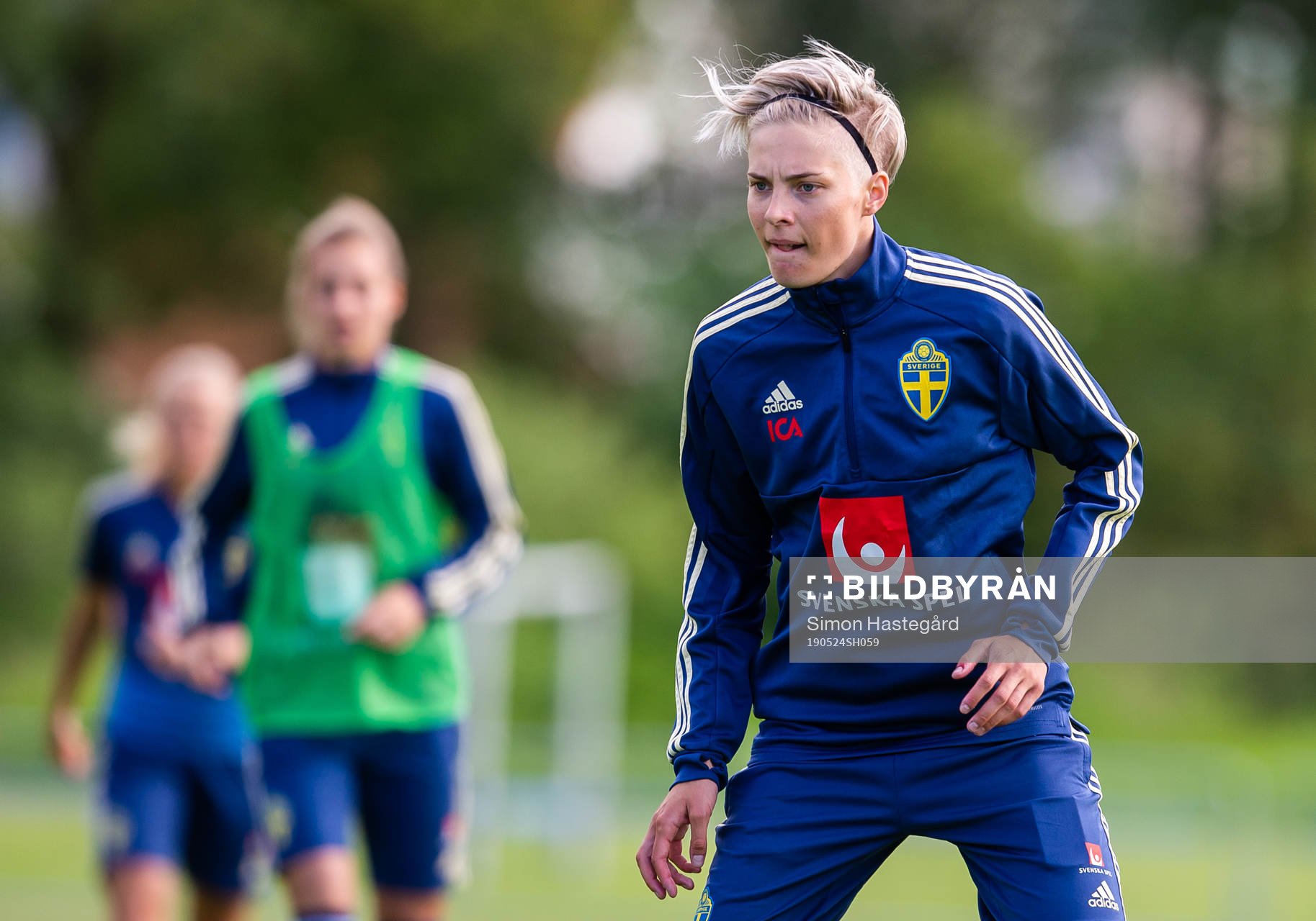 Lina Hurtig of the Swedish women national football team