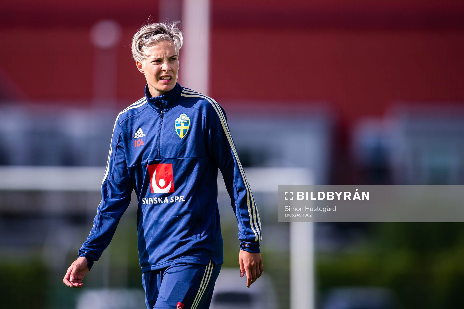 Lina Hurtig of the Swedish women national football team