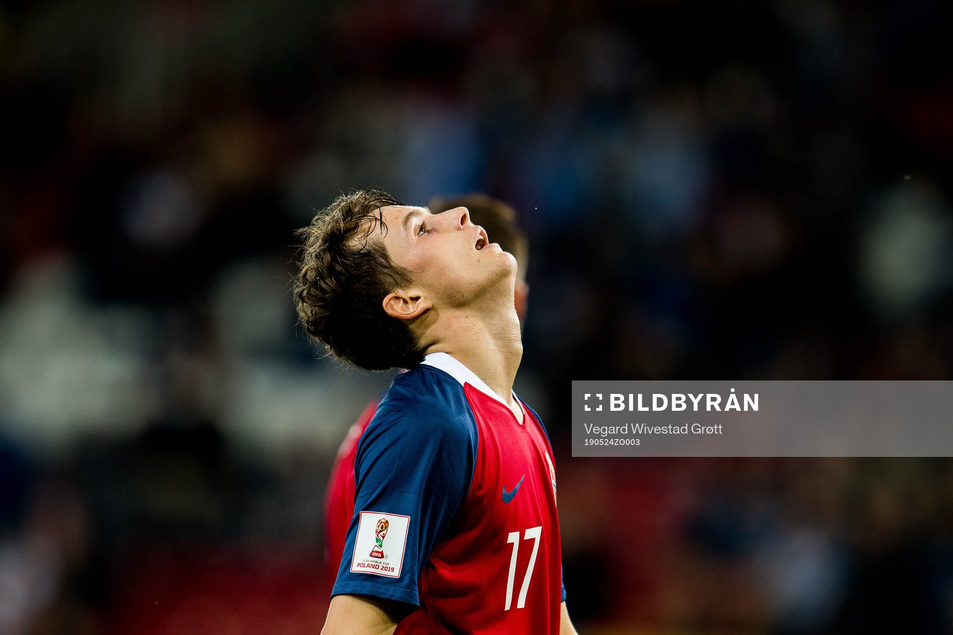 Håkon Evjen of Norway reacts
