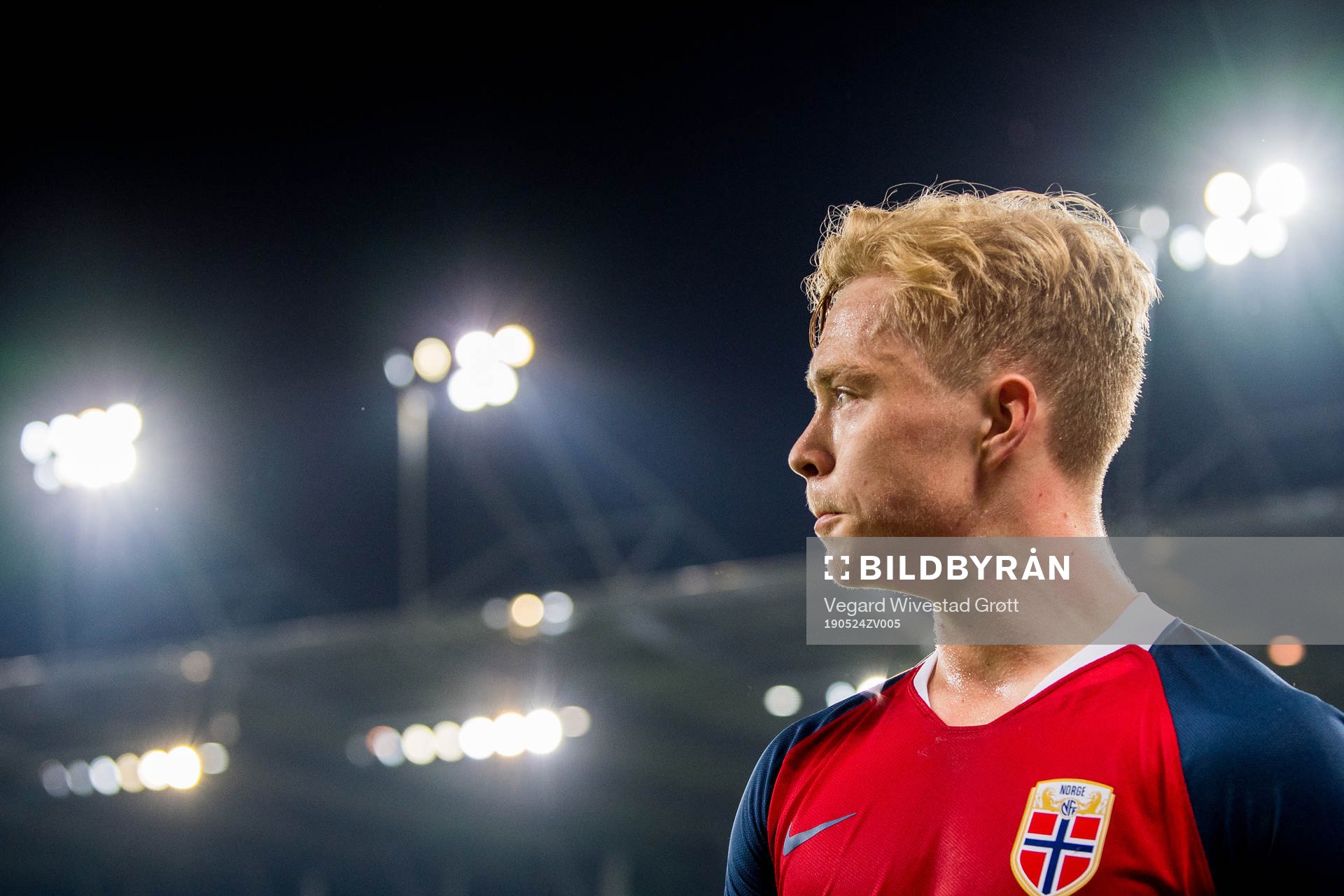 Ola Brynhildsen of Norway during the FIFA U-20 World Cup football match between Uruguay and Norway on May 24, 2019 in Lodz.