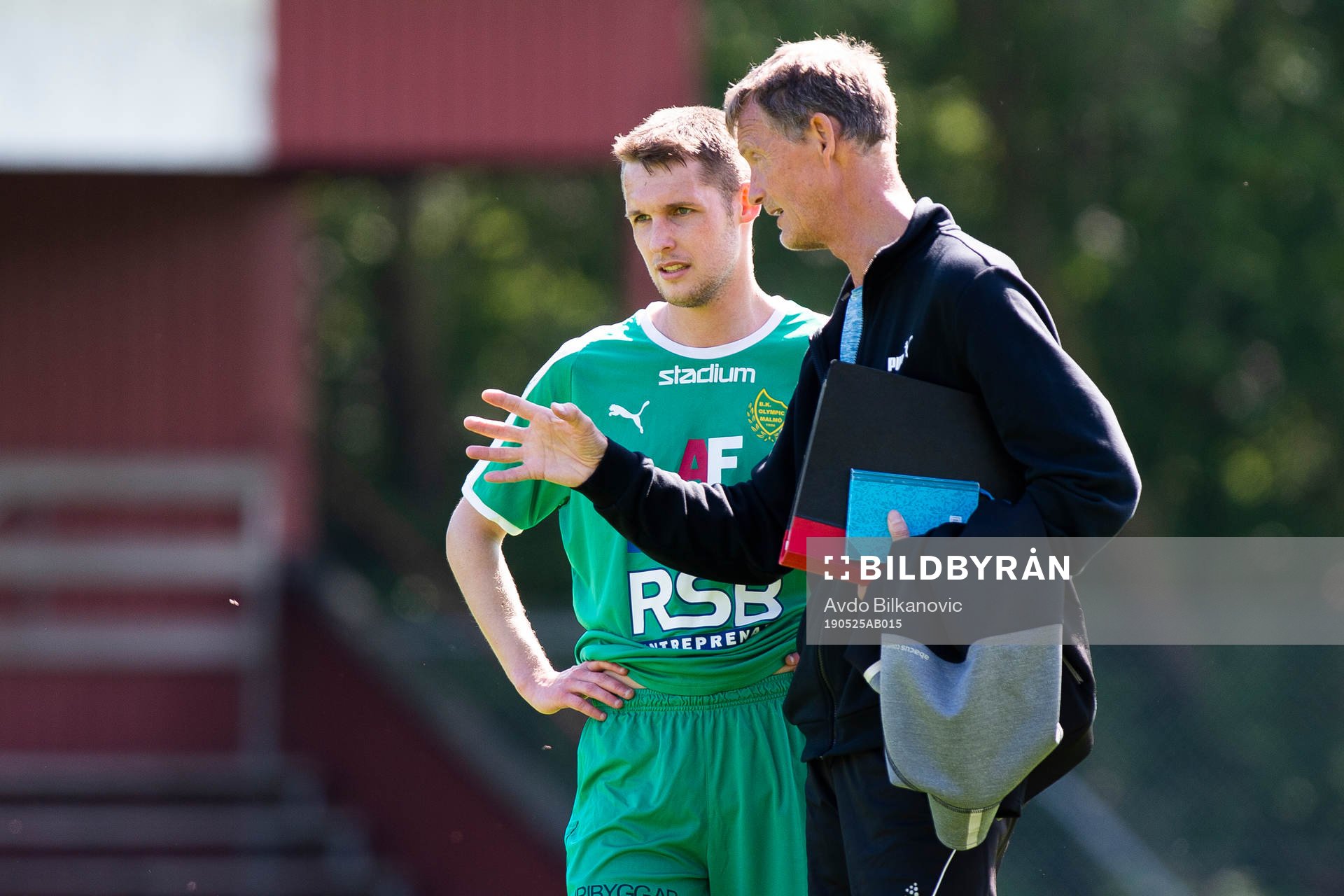 Olympics Alexander Roos och assisterande tränaren Stefan