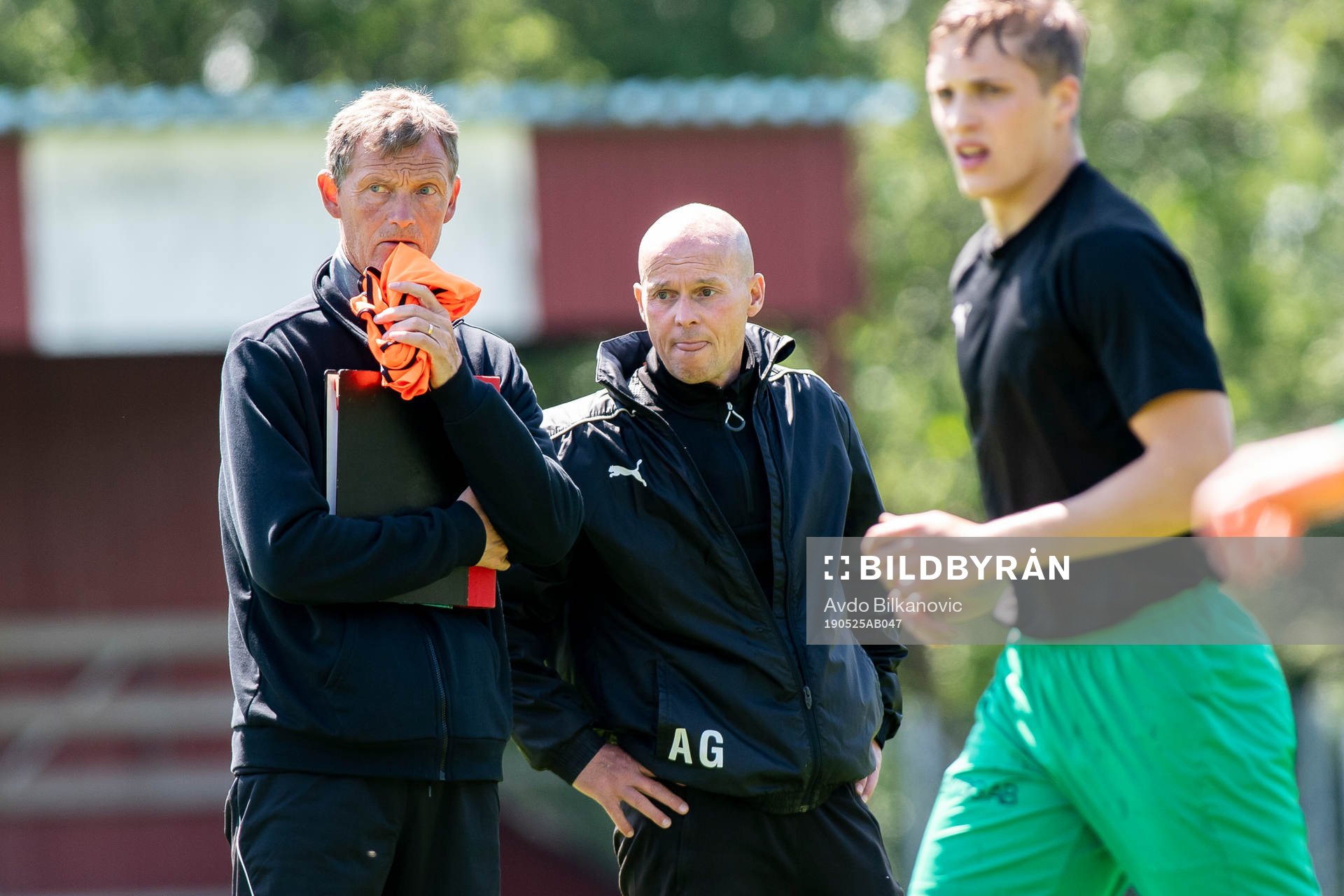 Olympics tränare Anders Grimberg och assisterande