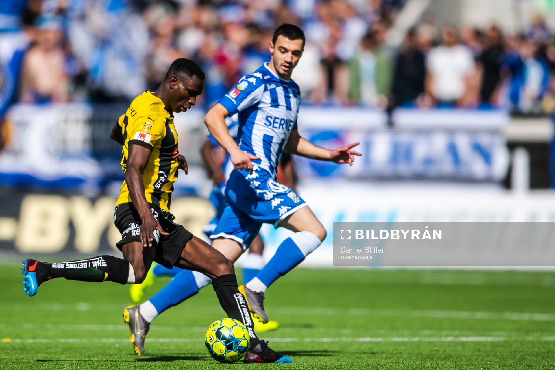 IFK Göteborgs Giorgi Kharaishvili och Häckens Godswill