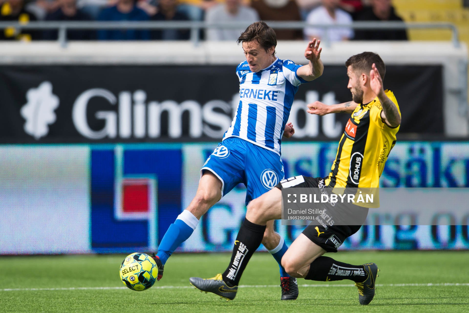 under fotbollsmatchen i Allsvenskan mellan Häcken och IFK