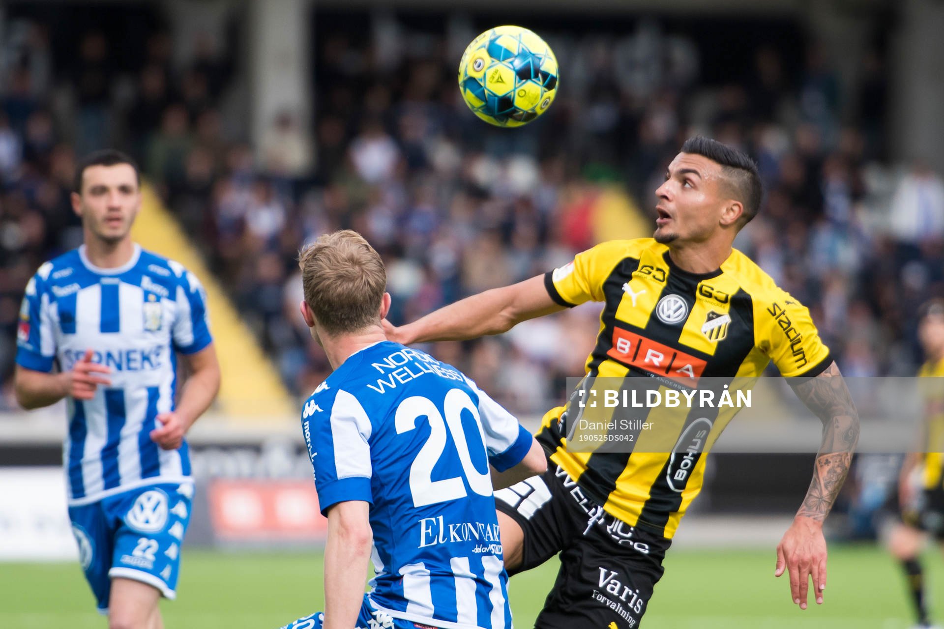 under fotbollsmatchen i Allsvenskan mellan Häcken och IFK