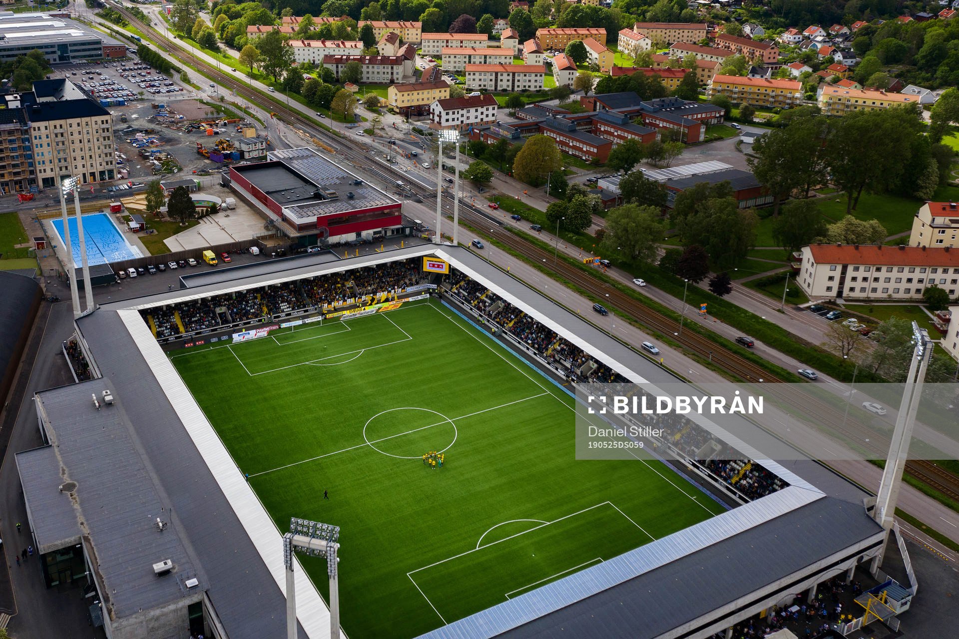 Vy över Bravida Arena