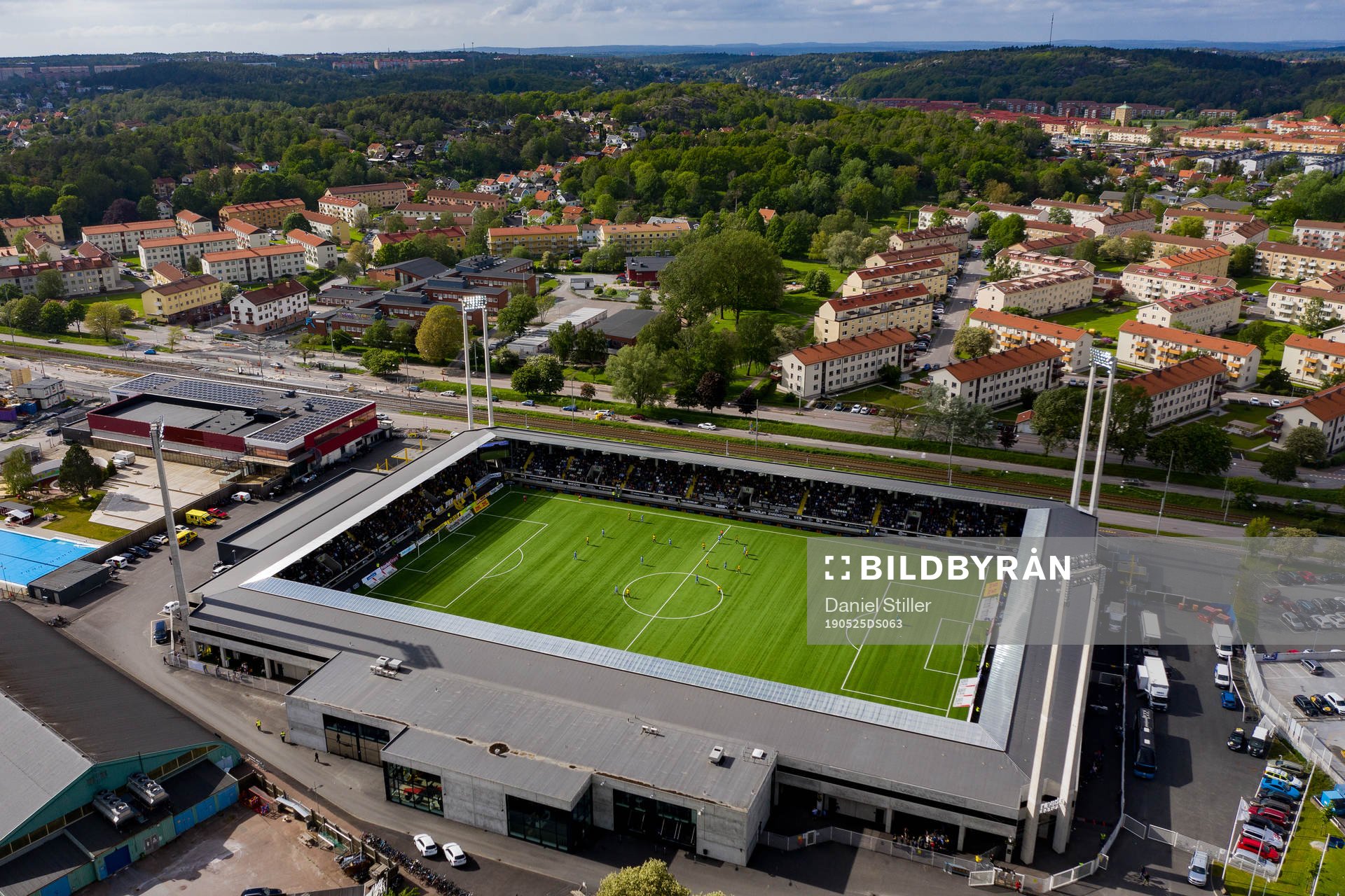 Vy över Bravida Arena