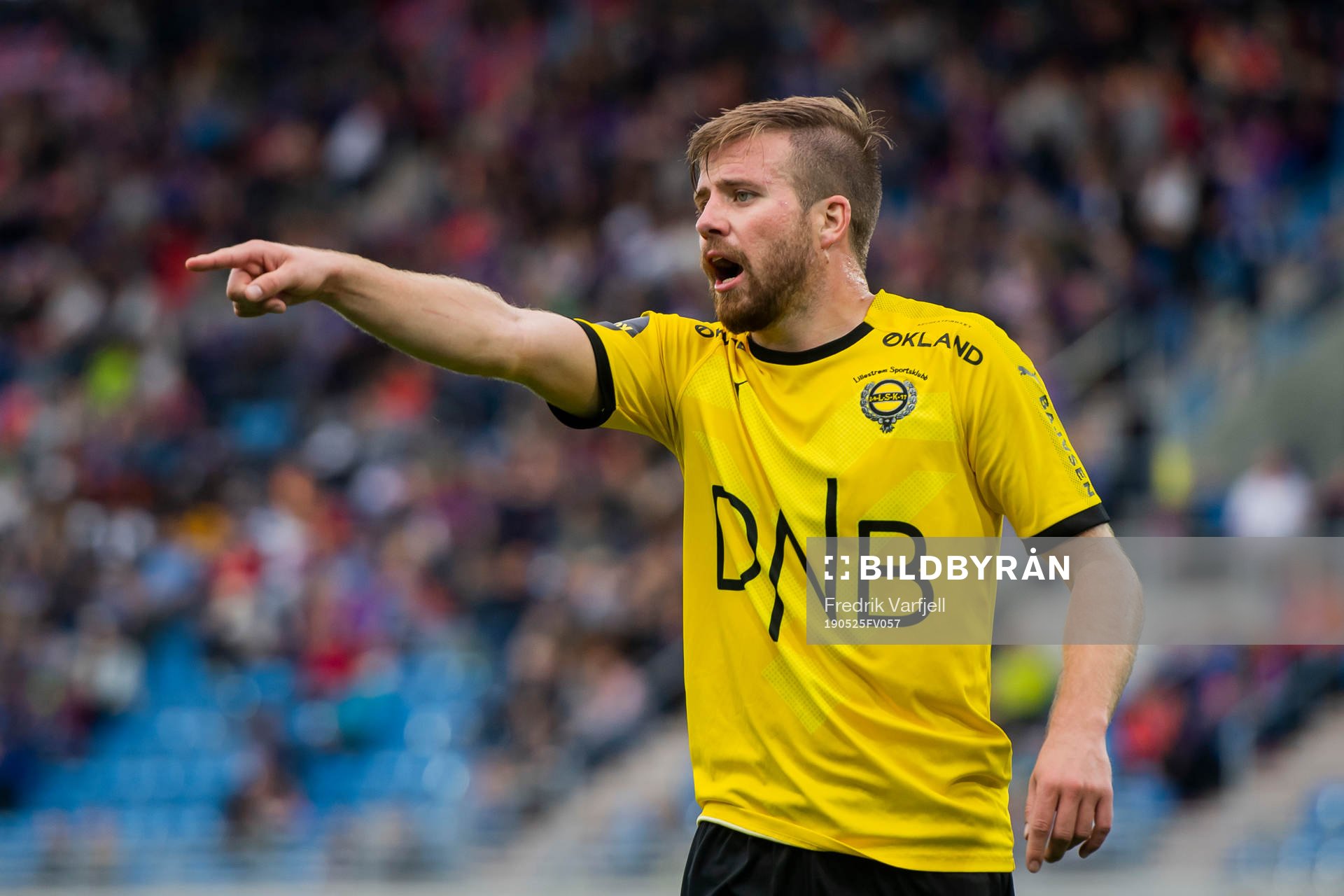 Simen Rafn of Lillestrøm during the Eliteserien match between Vålerenga and Lillestrøm on May 25, 2019 in Oslo. 