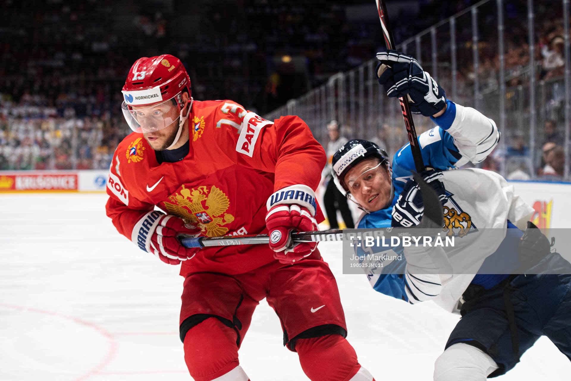 Sergei Andronov of Russia and Veli-Matti Savinainen of