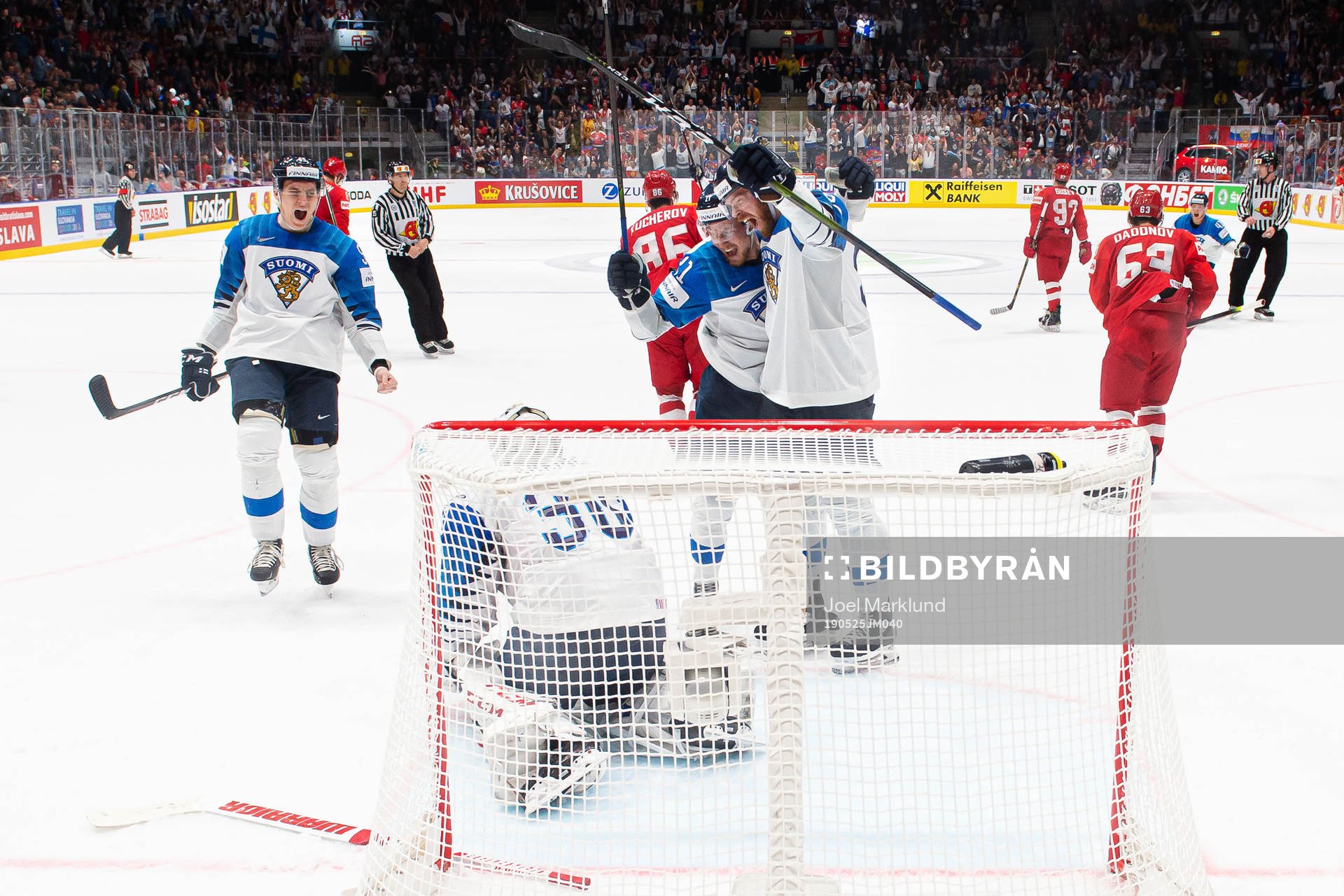 Atte Ohtamaa, goaltender Kevin Lankinen, Juhani Tyrväinen