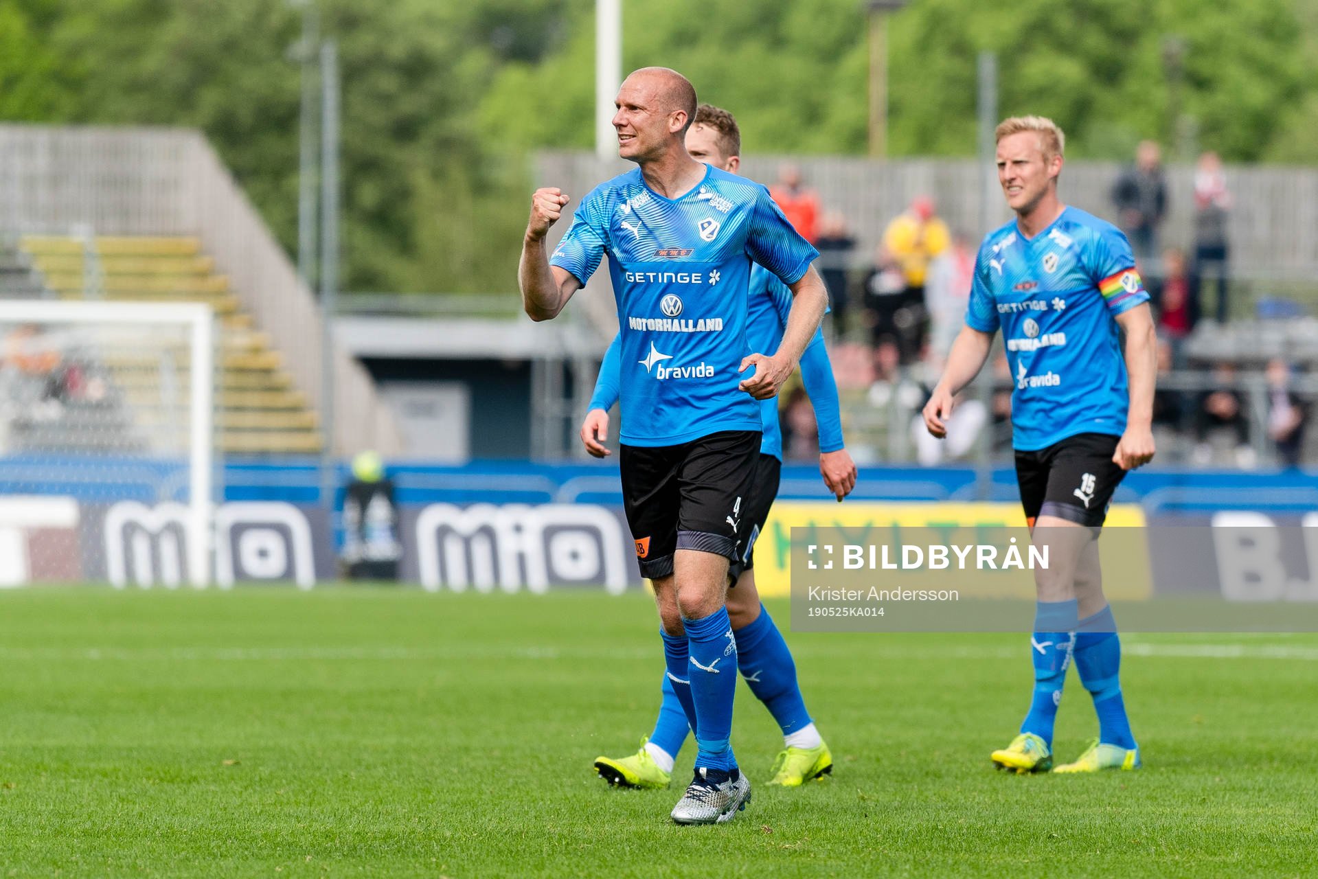 Halmstads Andreas Johansson jublar
